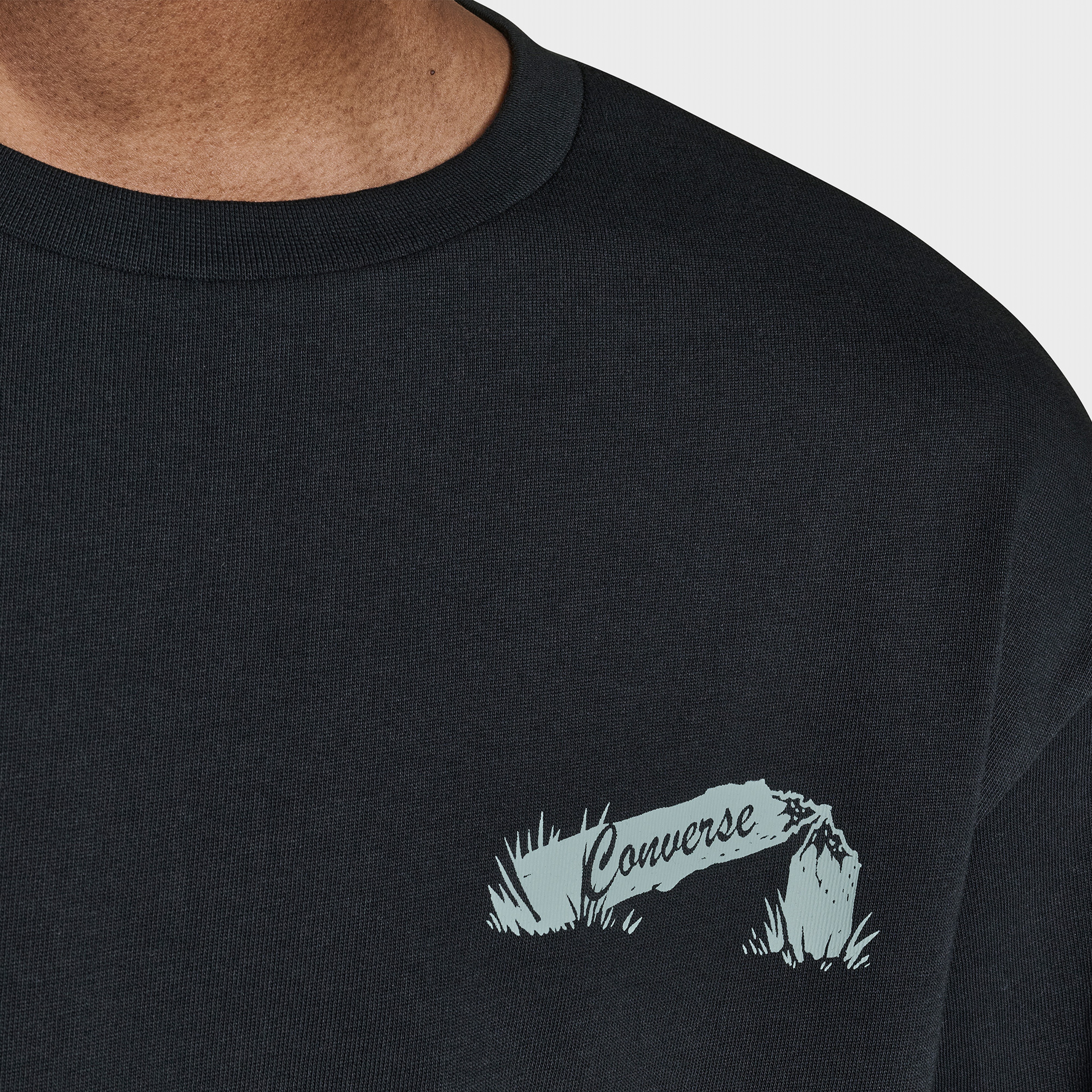 Converse Erkek Siyah T-Shirt