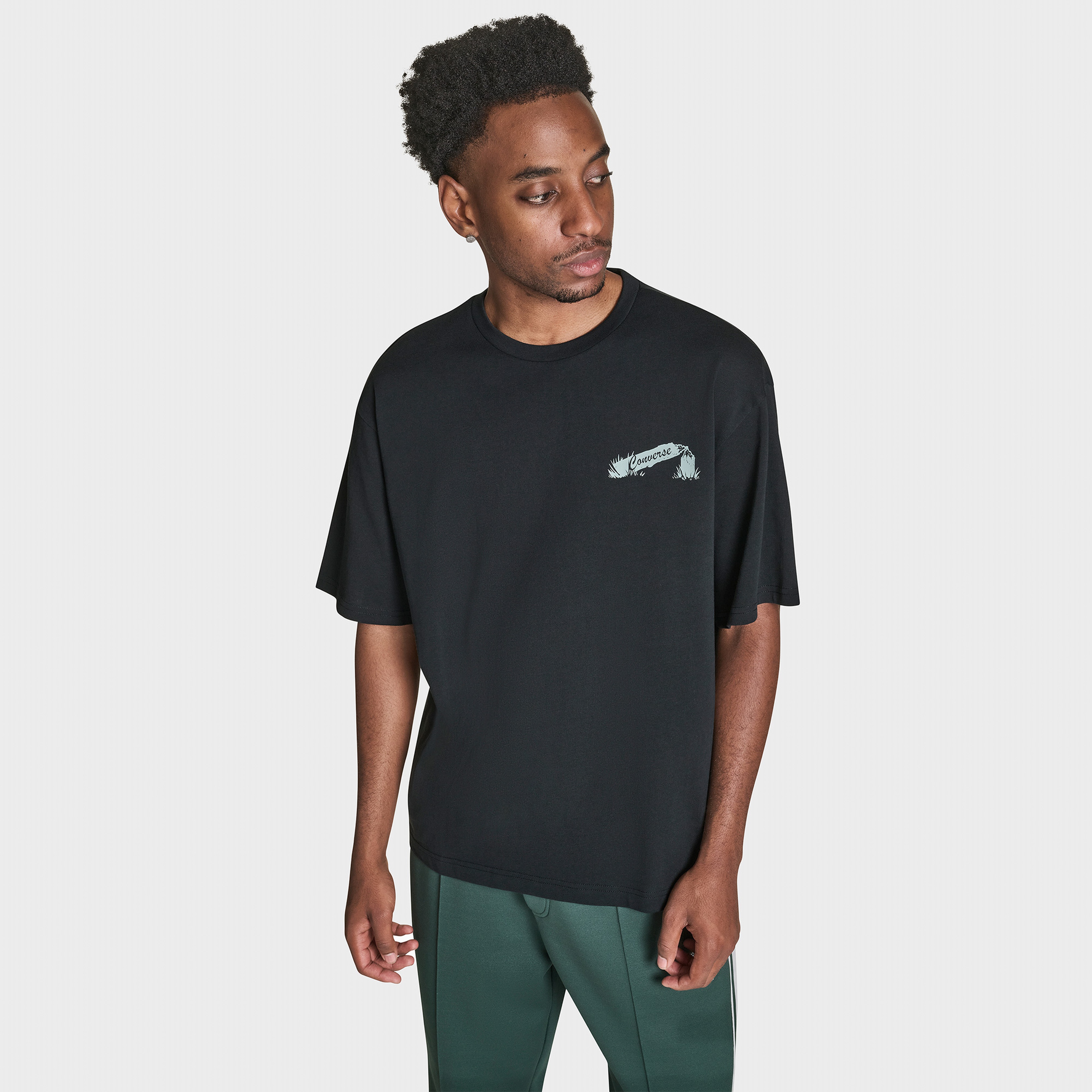 Converse Erkek Siyah T-Shirt