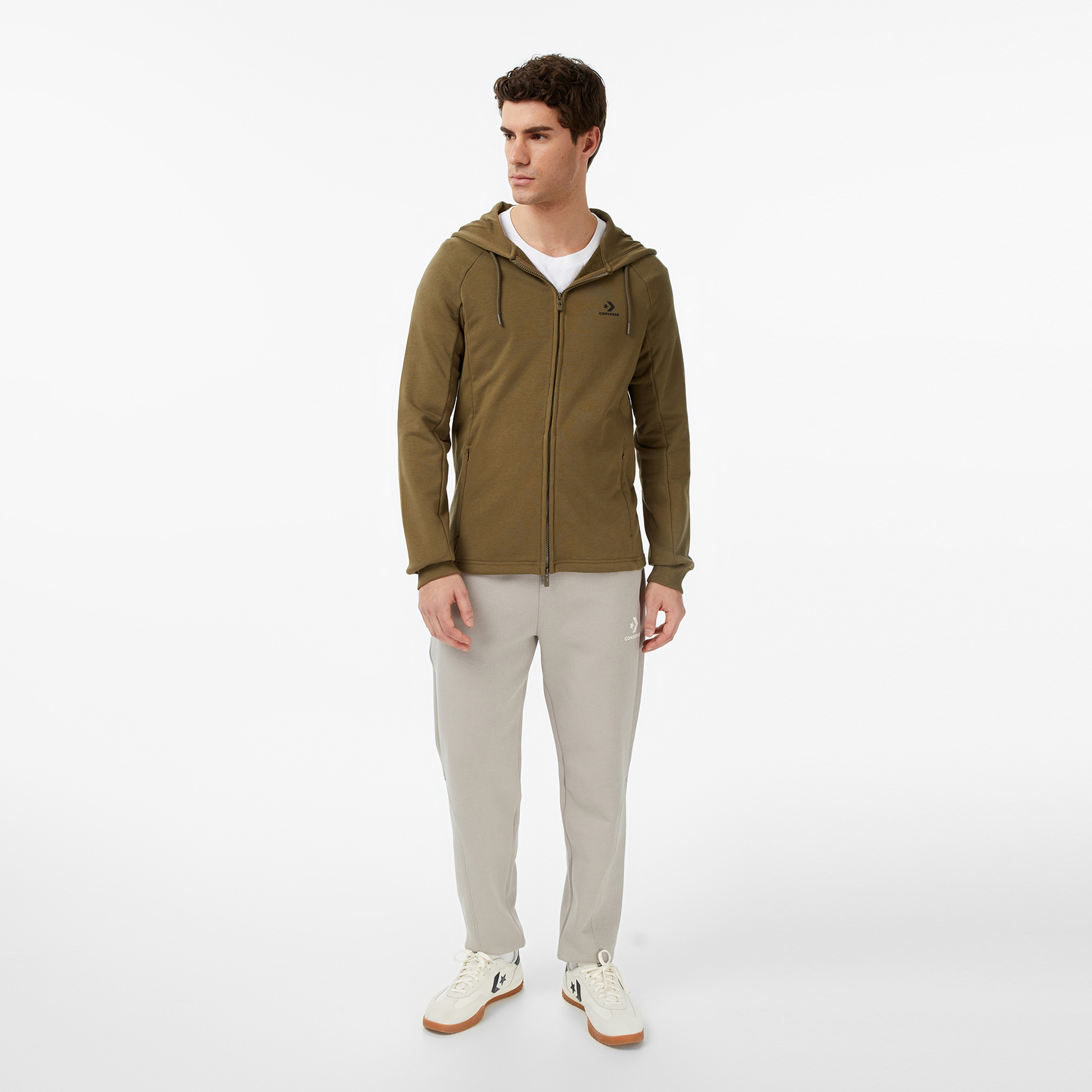 Converse Erkek Haki Sweatshirt
