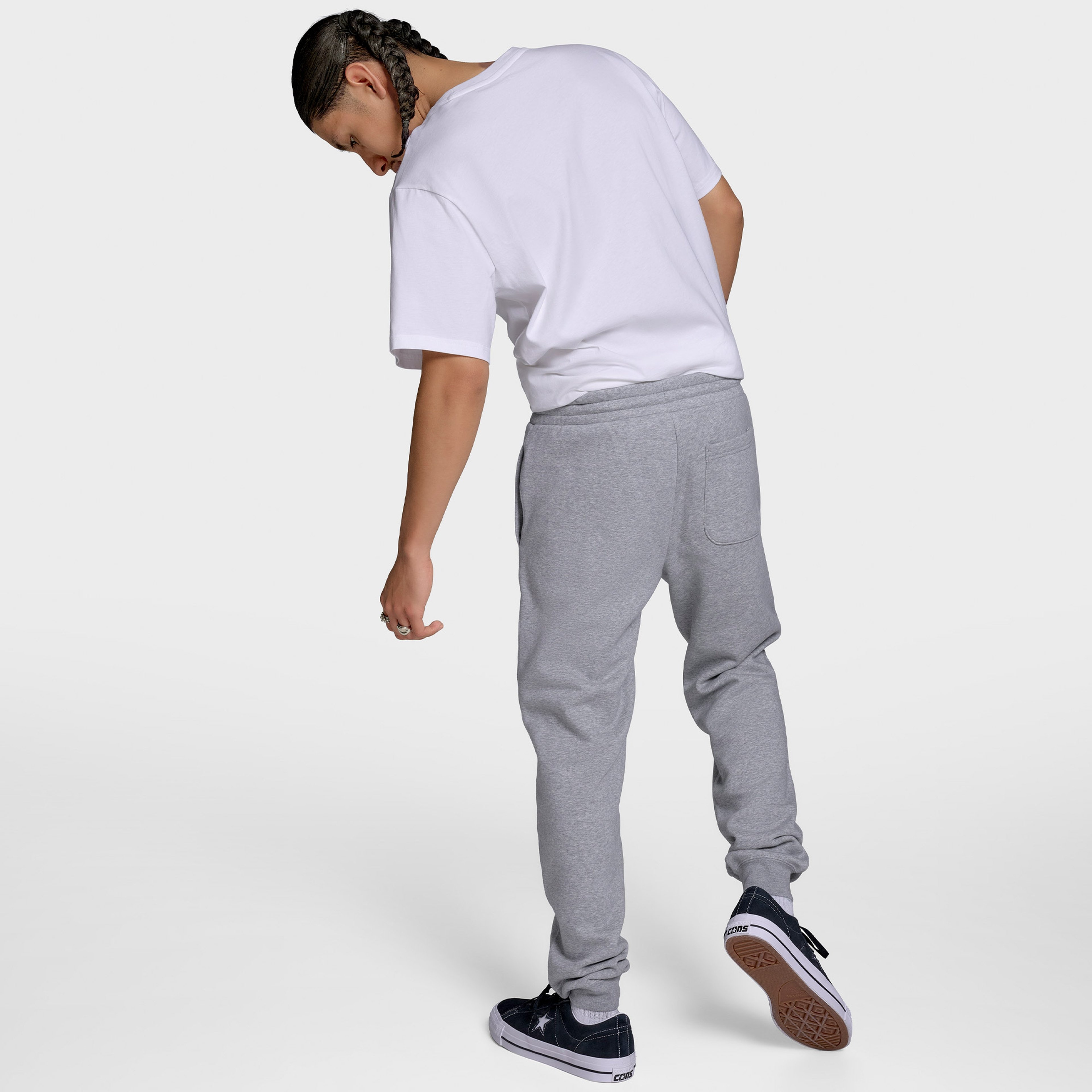 Converse Chuck Taylor All Star Patch Erkek Gri Eşofman Altı