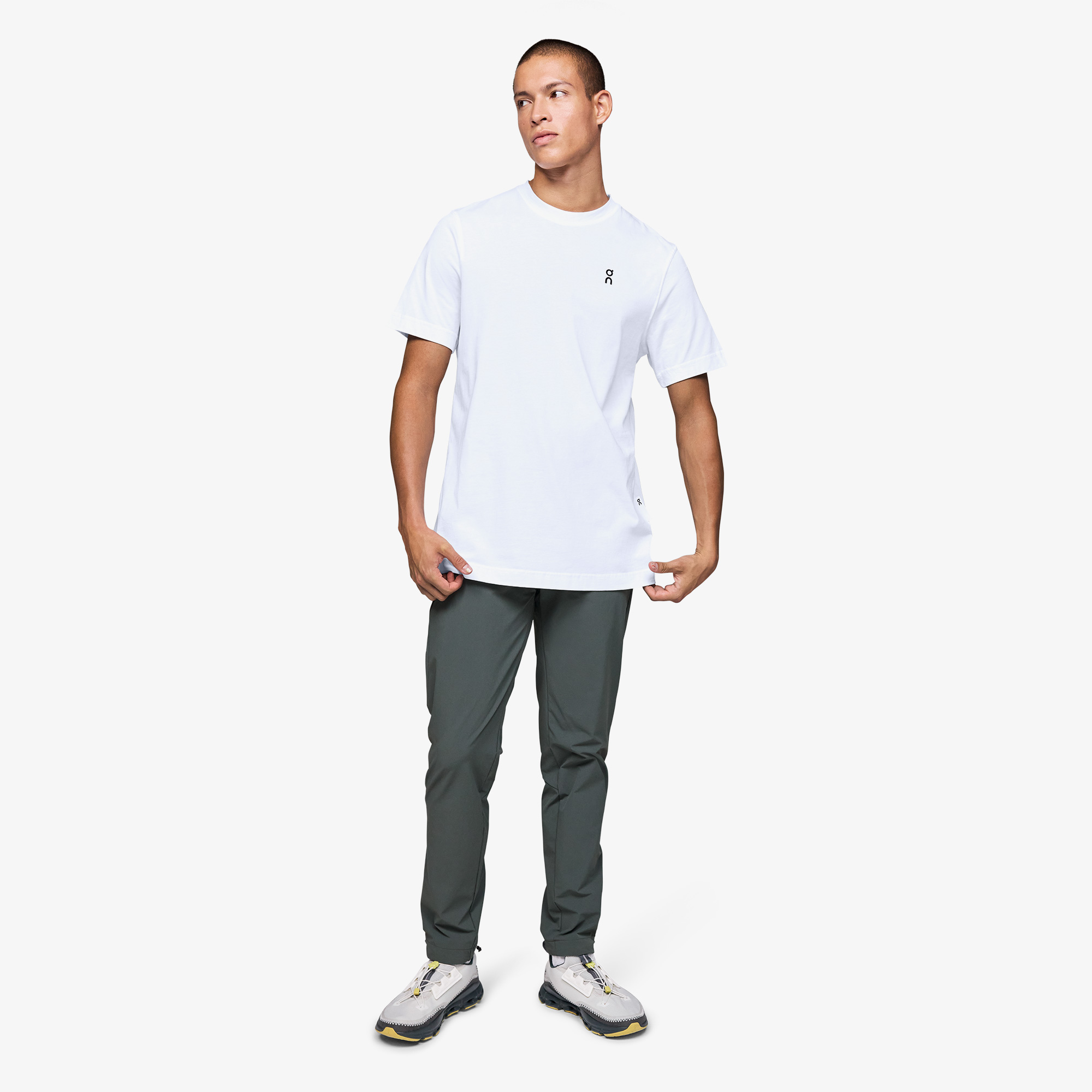 On Graphic Erkek Beyaz T-Shirt