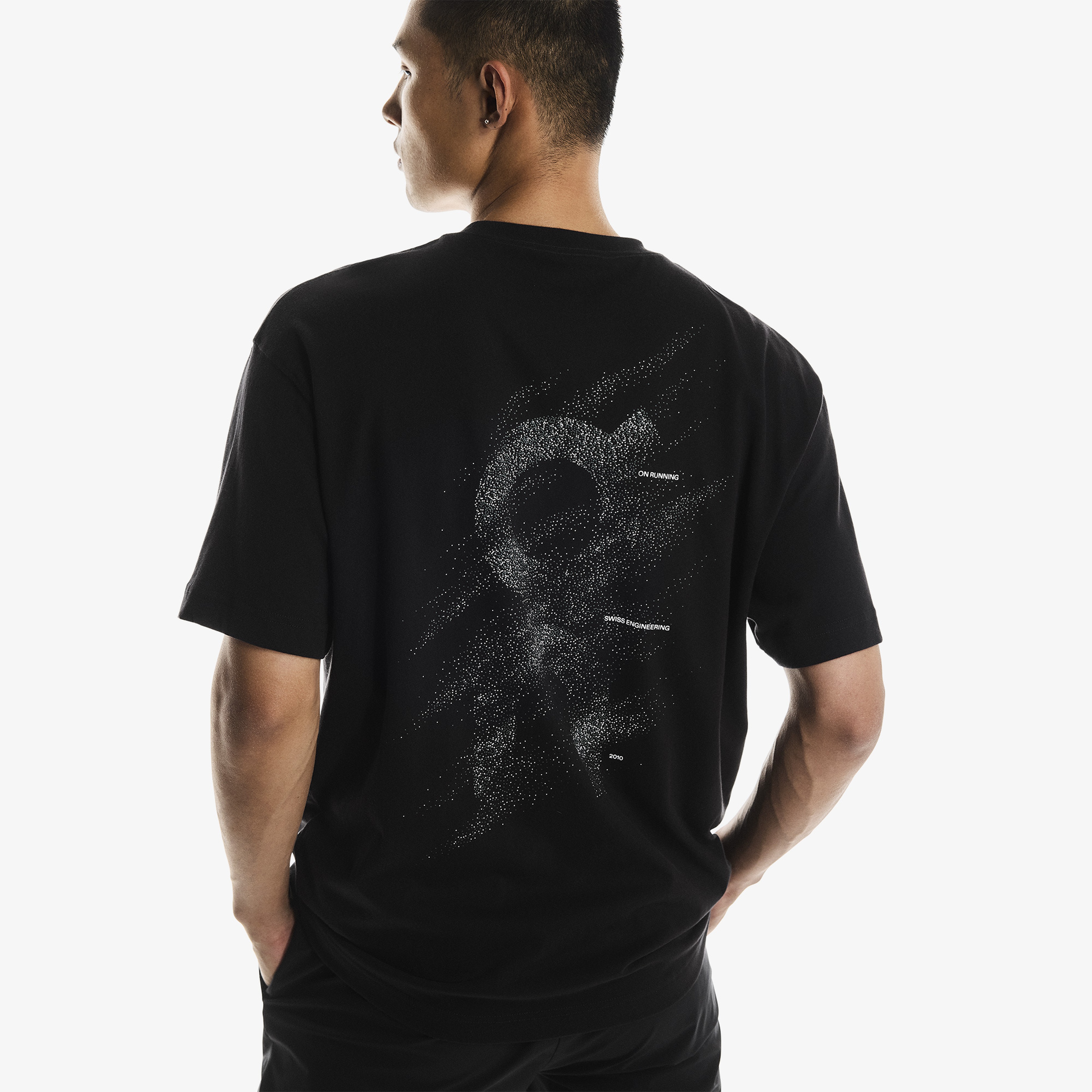 On Club Graphic Erkek Siyah T-Shirt