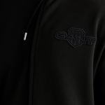 GANT Erkek Siyah Regular Fit Kapüşonlu Fermuarlı Sweatshirt