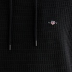 GANT Erkek Siyah Regular Fit Kapüşonlu Sweatshirt