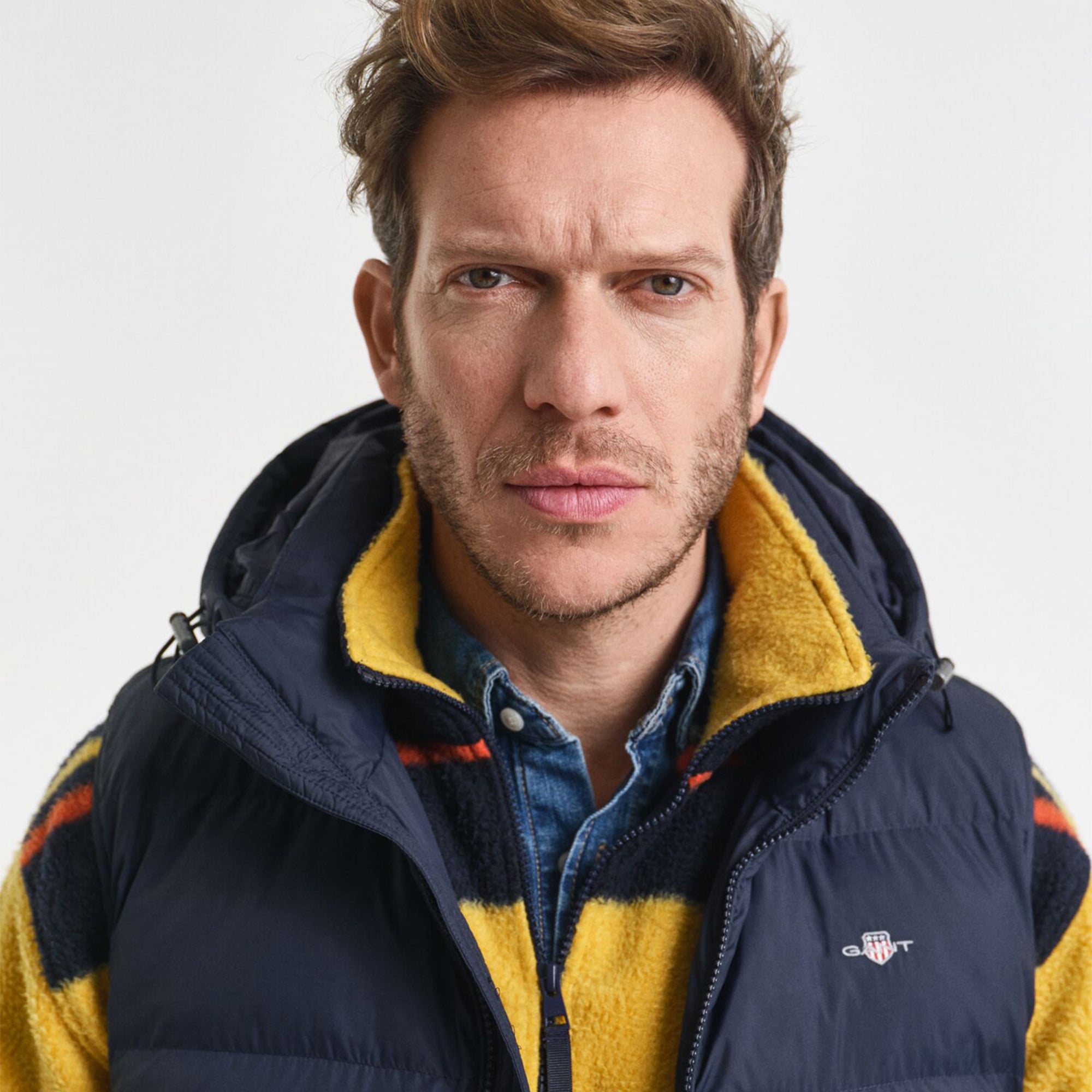 GANT Erkek Lacivert Regular Fit Fermuarlı Yelek