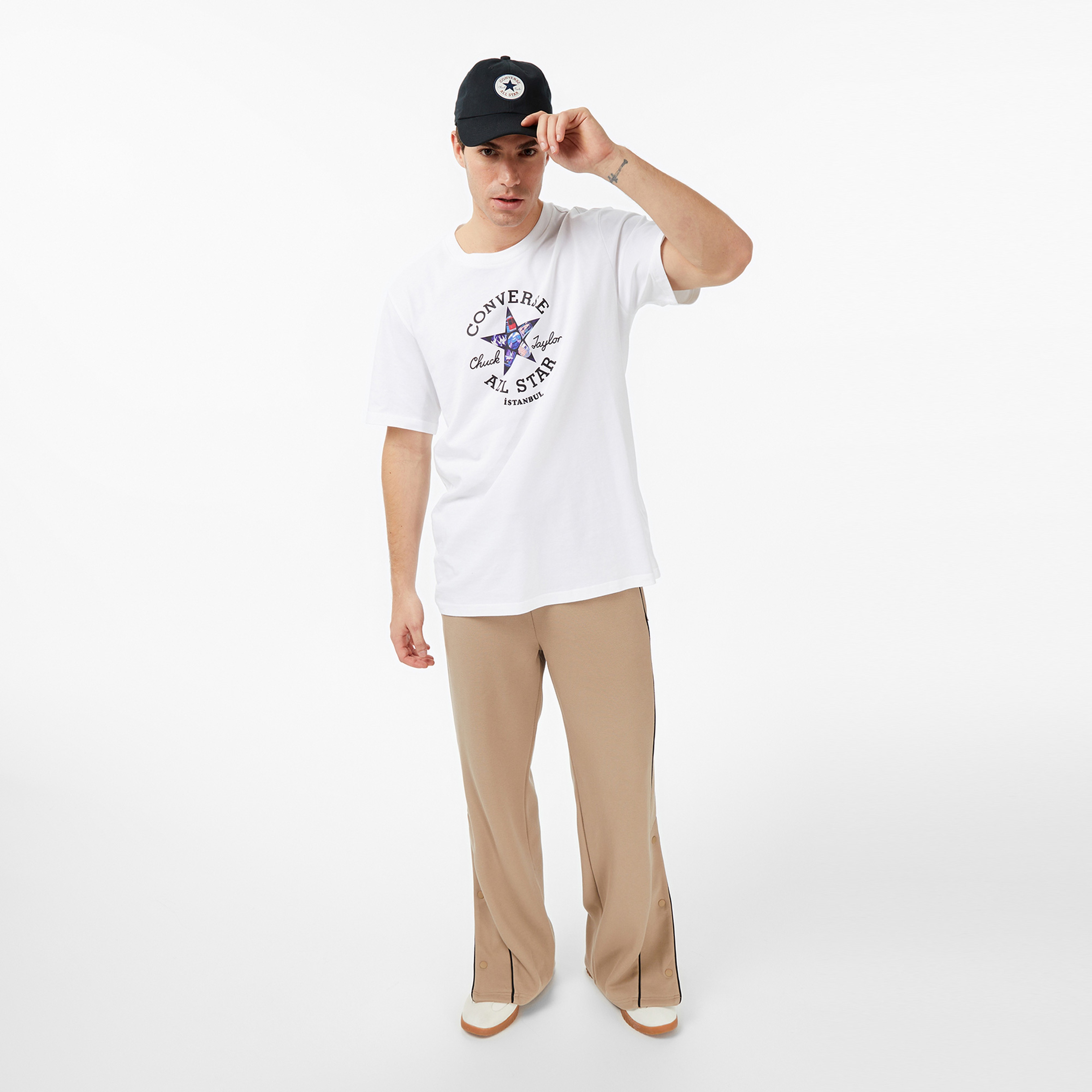 Converse Erkek Bej Eşofman Altı