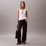 Calvin Klein Solid Tank Kadın Beyaz T-Shirt