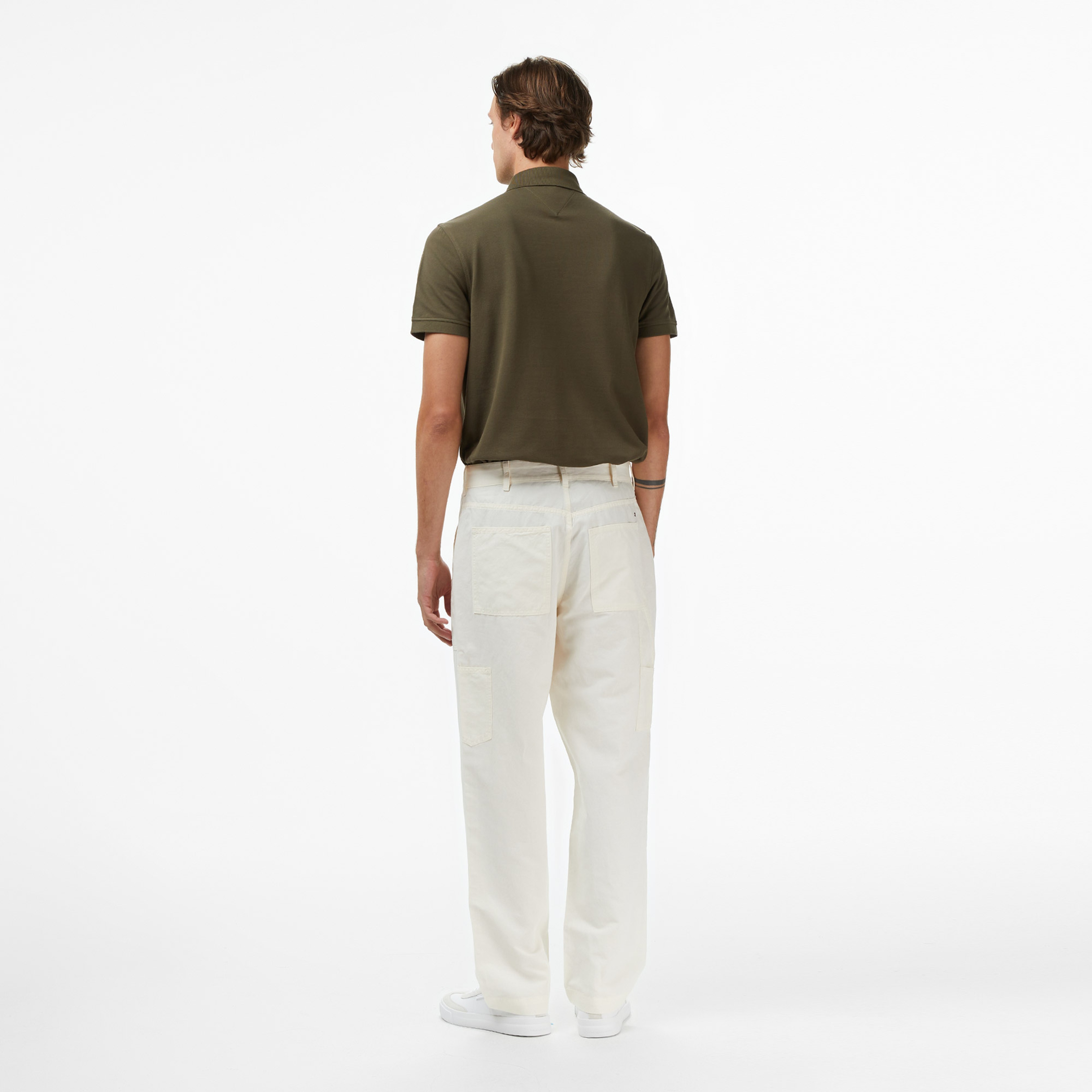 Tommy Hilfiger Murray Carpenter Erkek Beyaz Pantolon