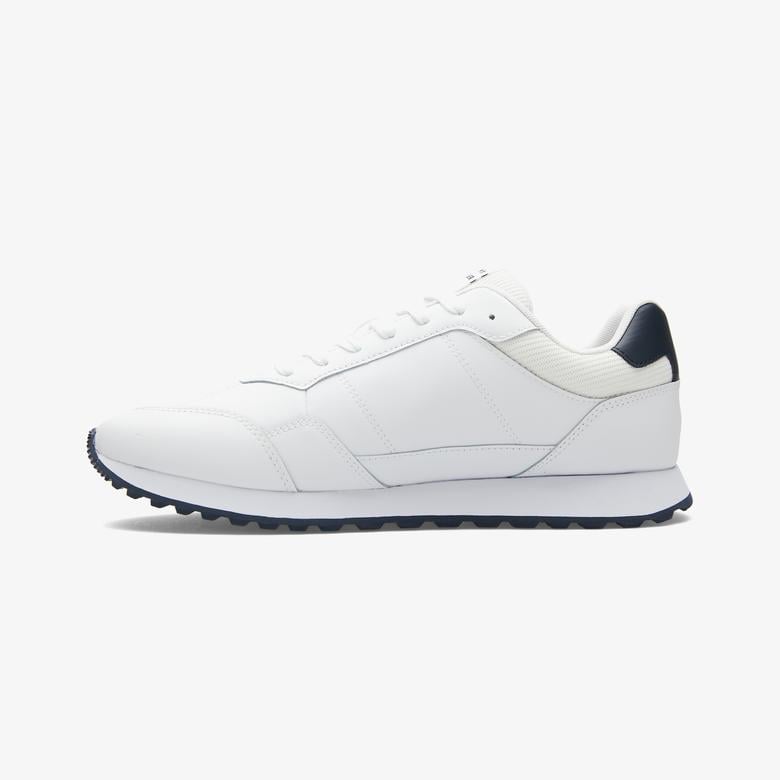Tommy Hilfiger New Runner Eva Leather Erkek Beyaz Sneaker