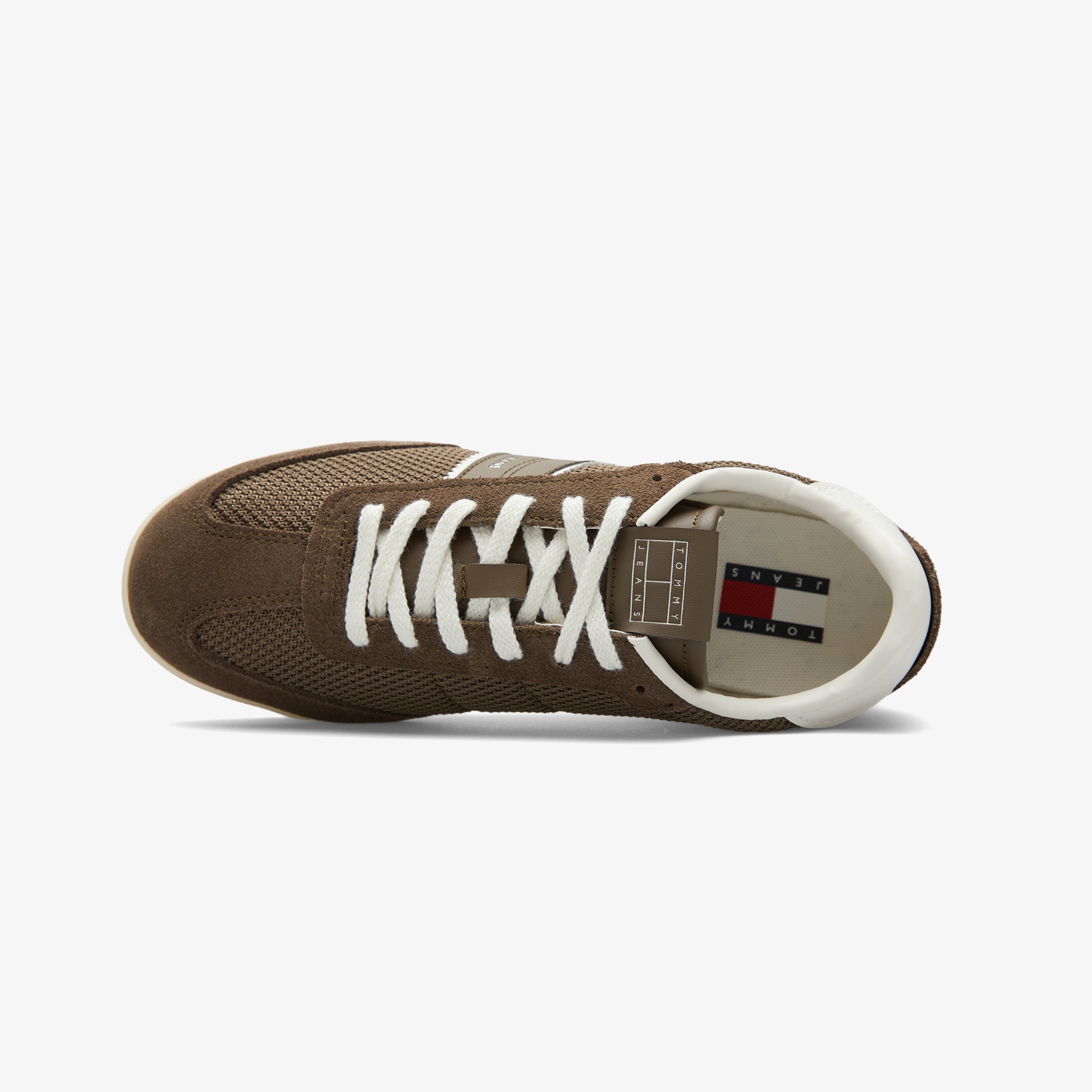 Tommy Jeans Low Profile Runner Kadın Haki Sneaker