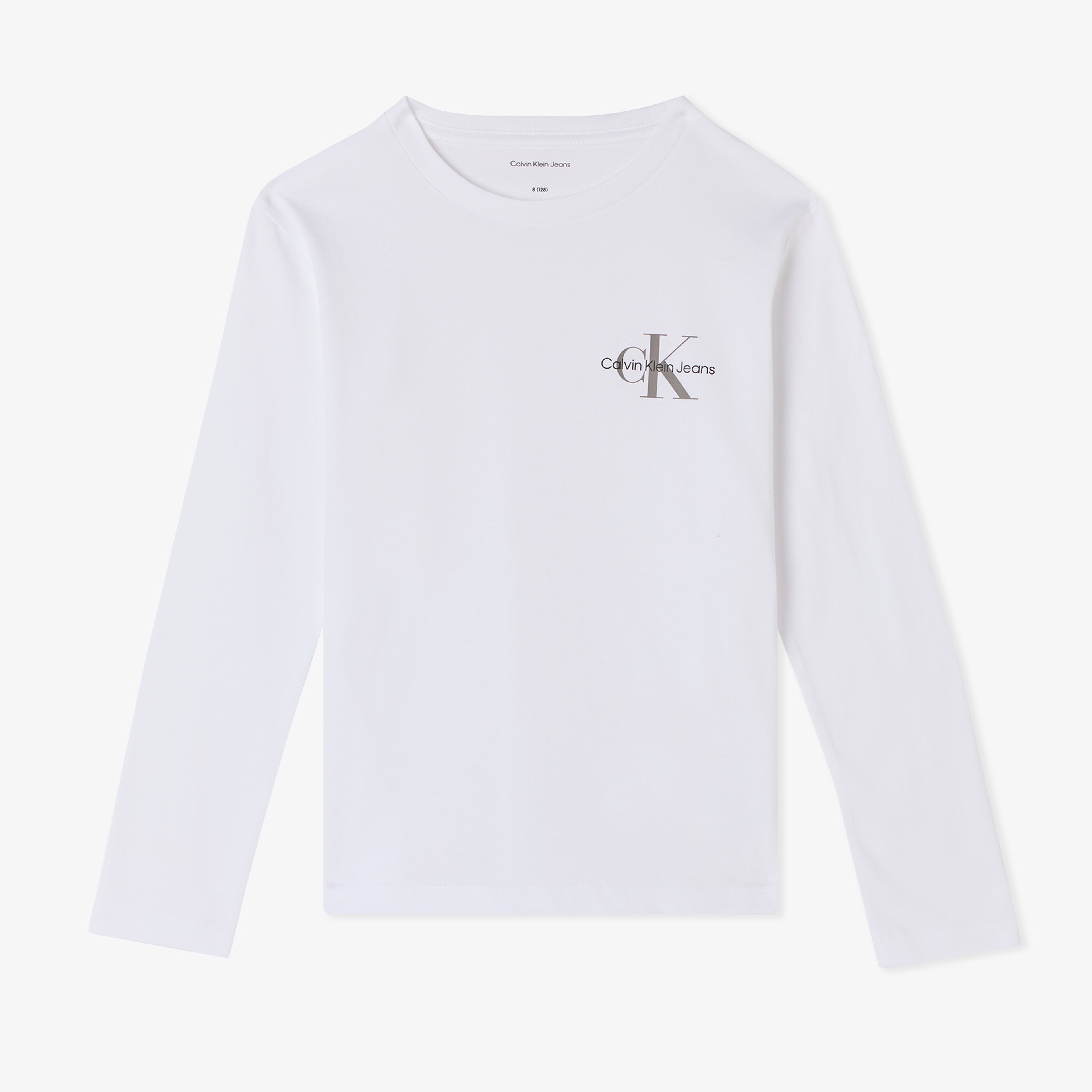 Calvin Klein Chest Monologo Çocuk Beyaz T-Shirt