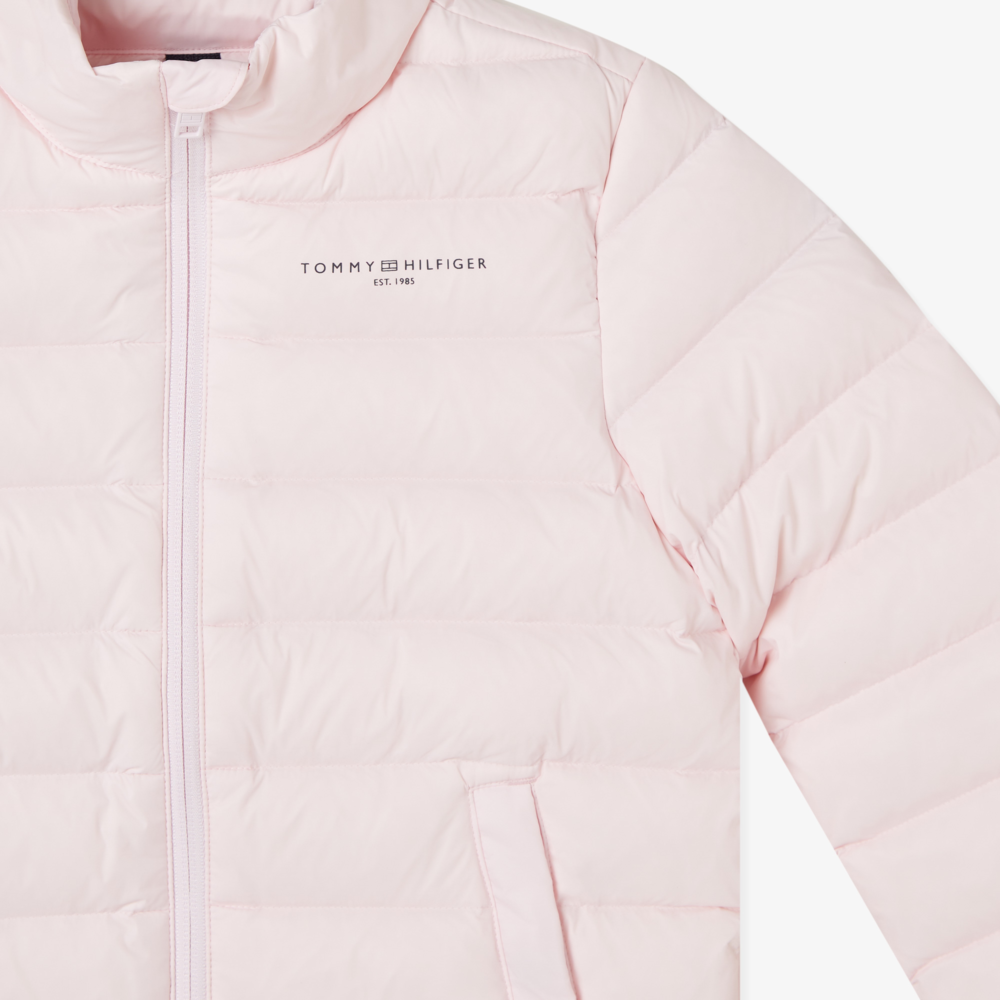 Tommy Hilfiger Essential Light Down Çocuk Pembe Ceket