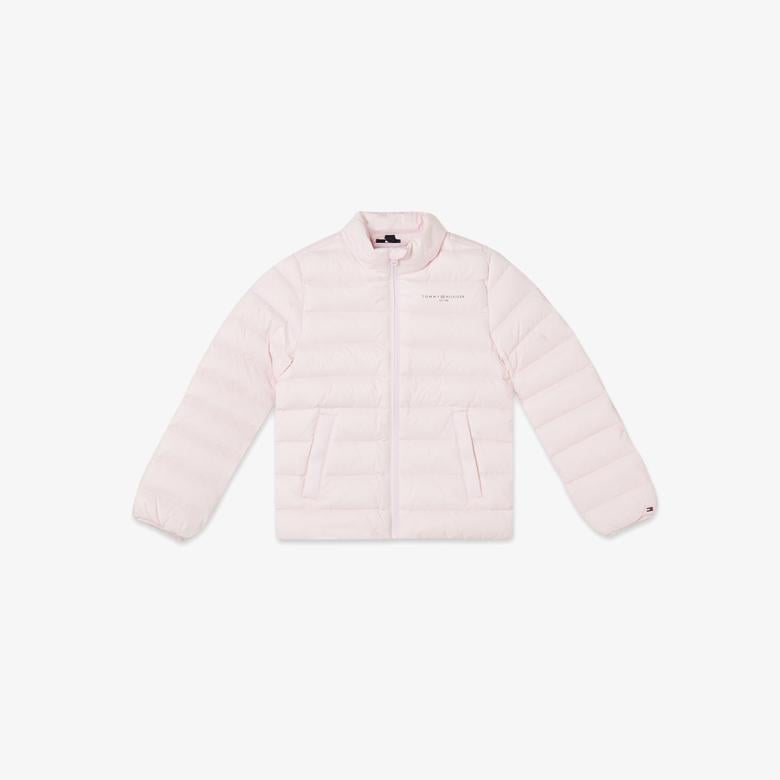 Tommy Hilfiger Essential Light Down Çocuk Pembe Ceket