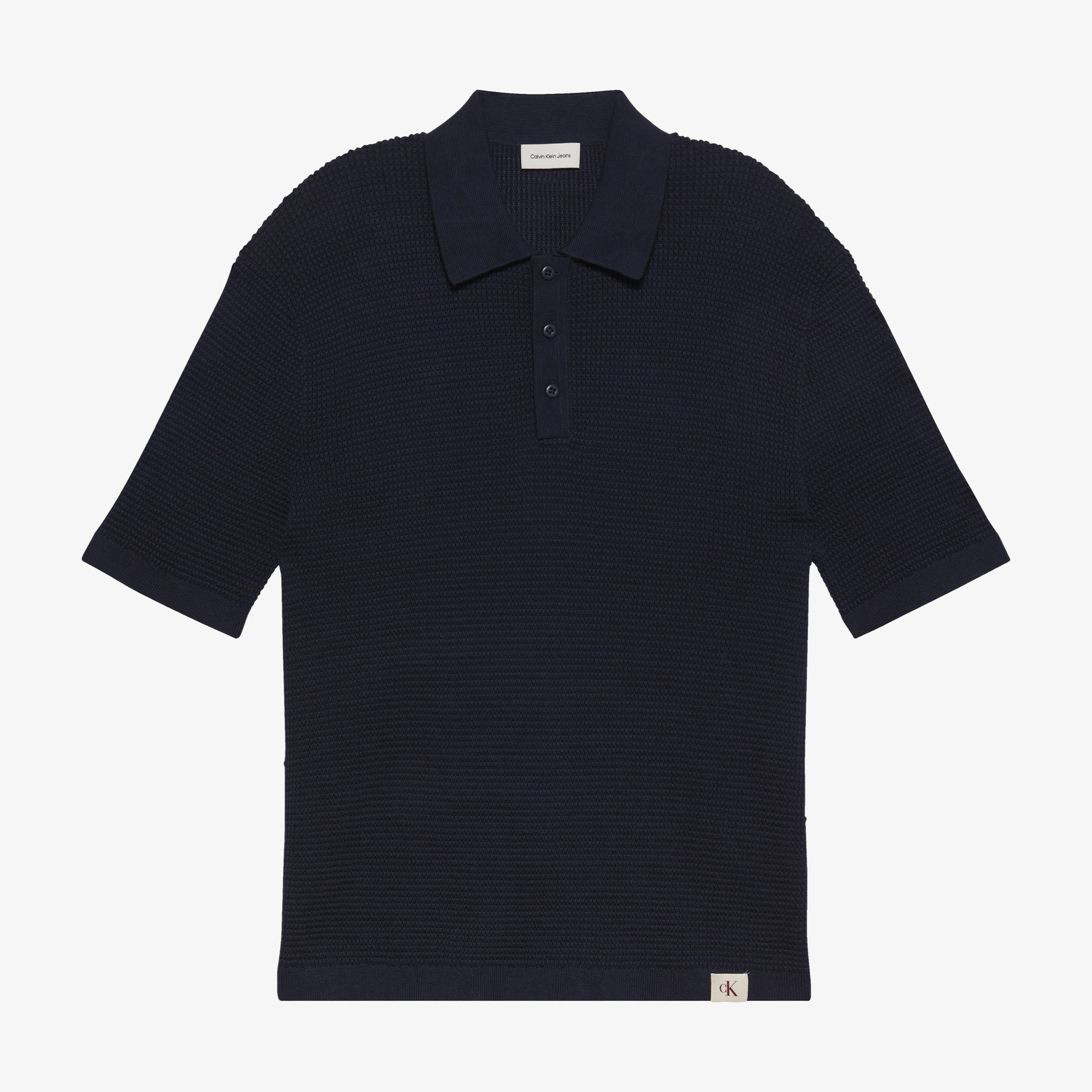 Calvin Klein Cotton Erkek Mavi Triko