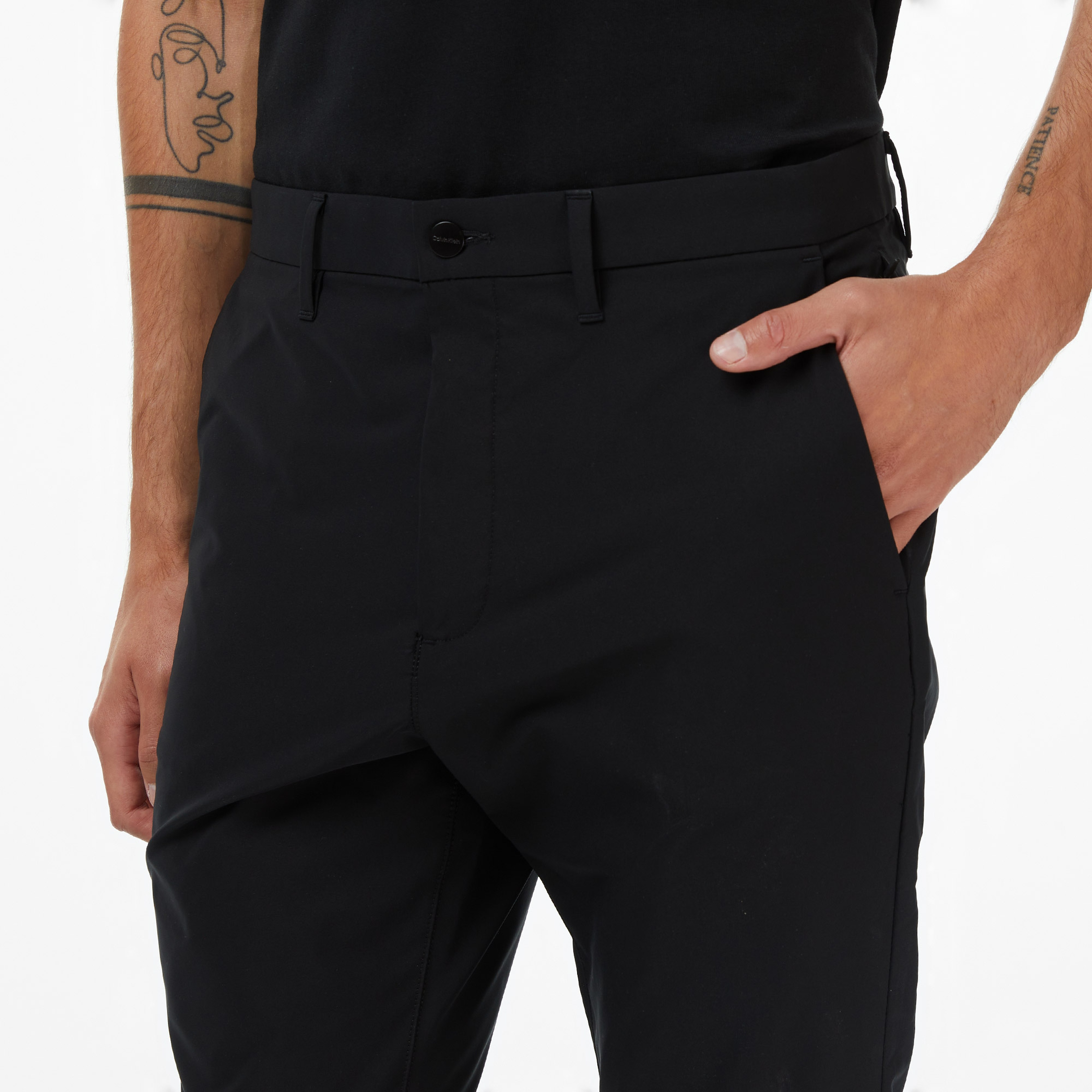 Calvin Klein Slim Erkek Siyah Pantolon