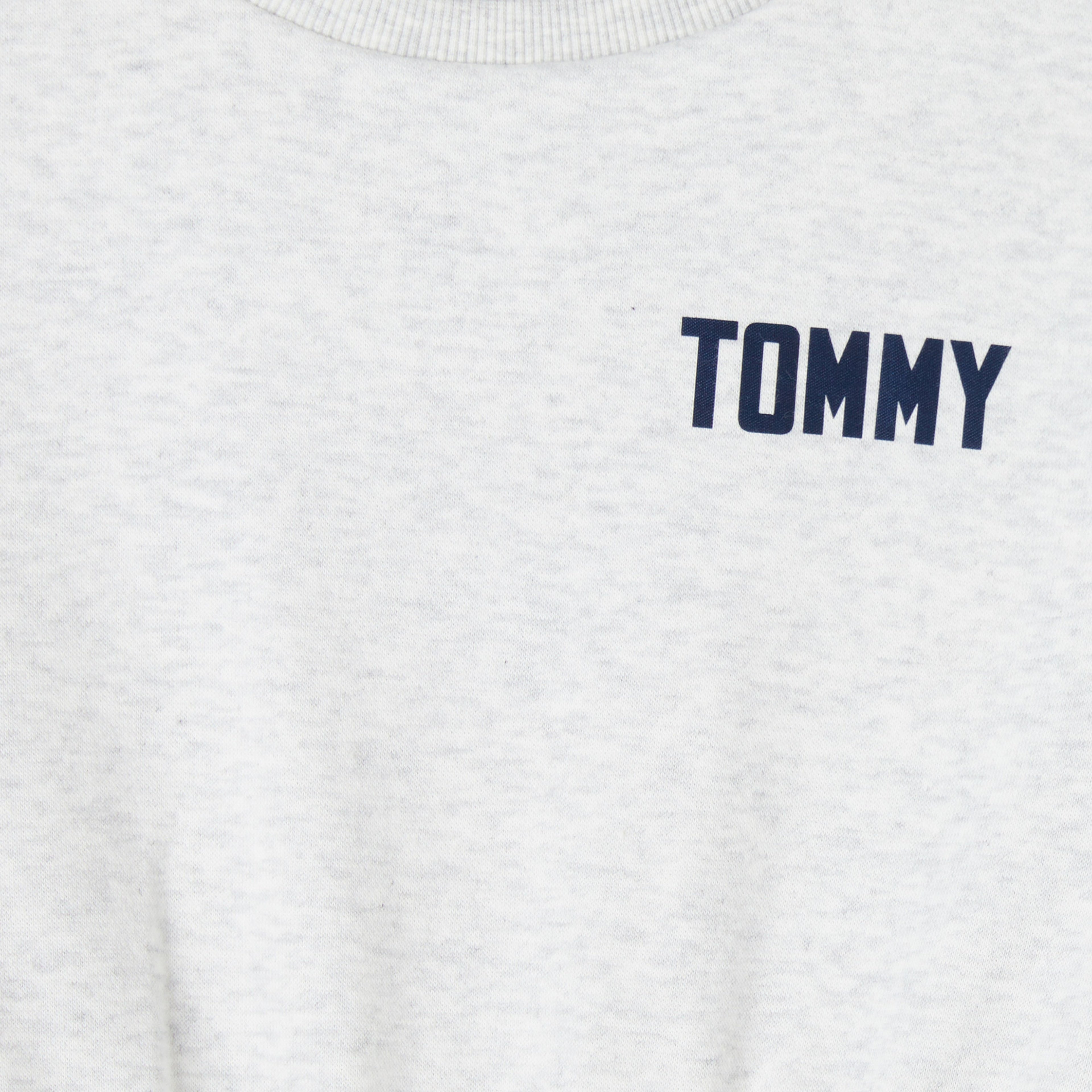 Tommy Hilfiger Satin Applique Çocuk Gri Elbise