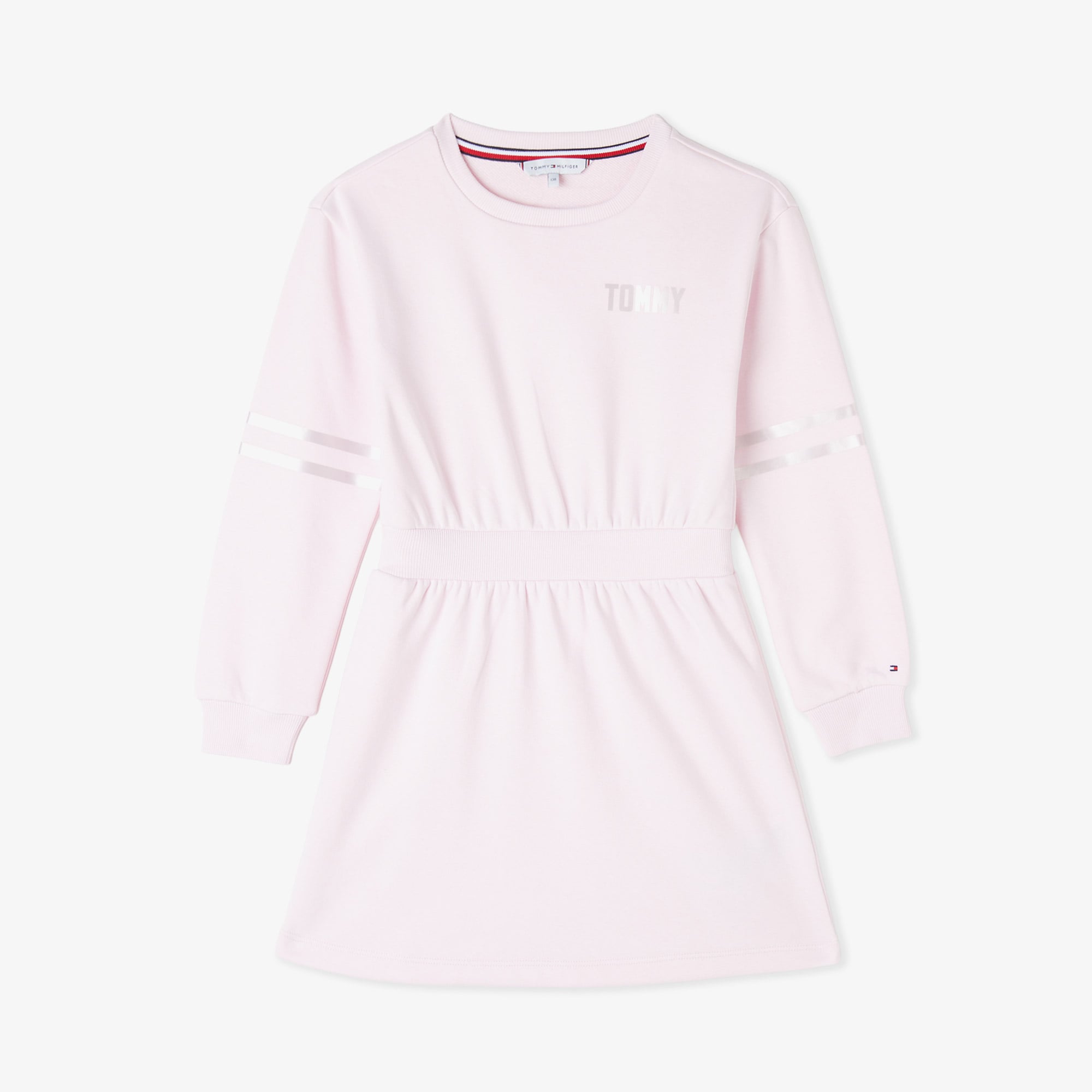 Tommy Hilfiger Satin Applique Çocuk Pembe Elbise