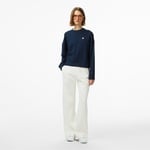 Tommy Hilfiger Script Pique Kadın Mavi Hoodie