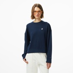 Tommy Hilfiger Script Pique Kadın Mavi Hoodie