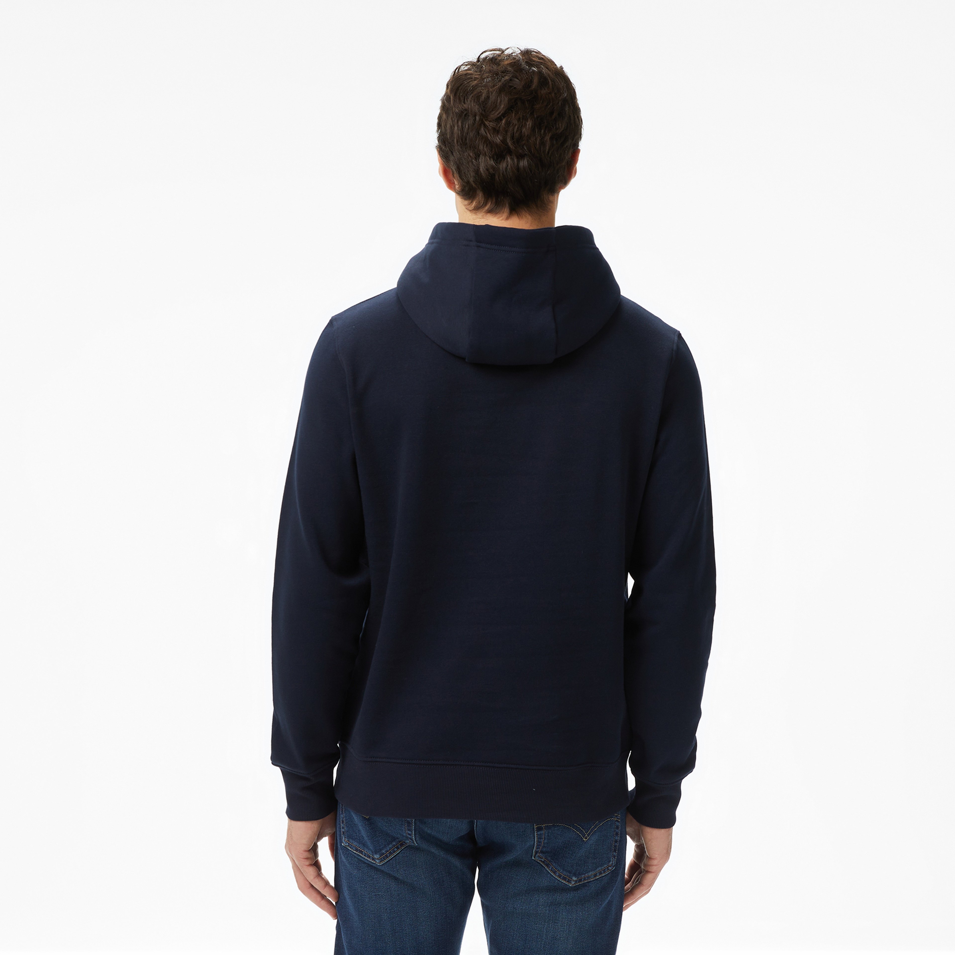 Tommy Hilfiger Oval Graphic Erkek Mavi Hoodie