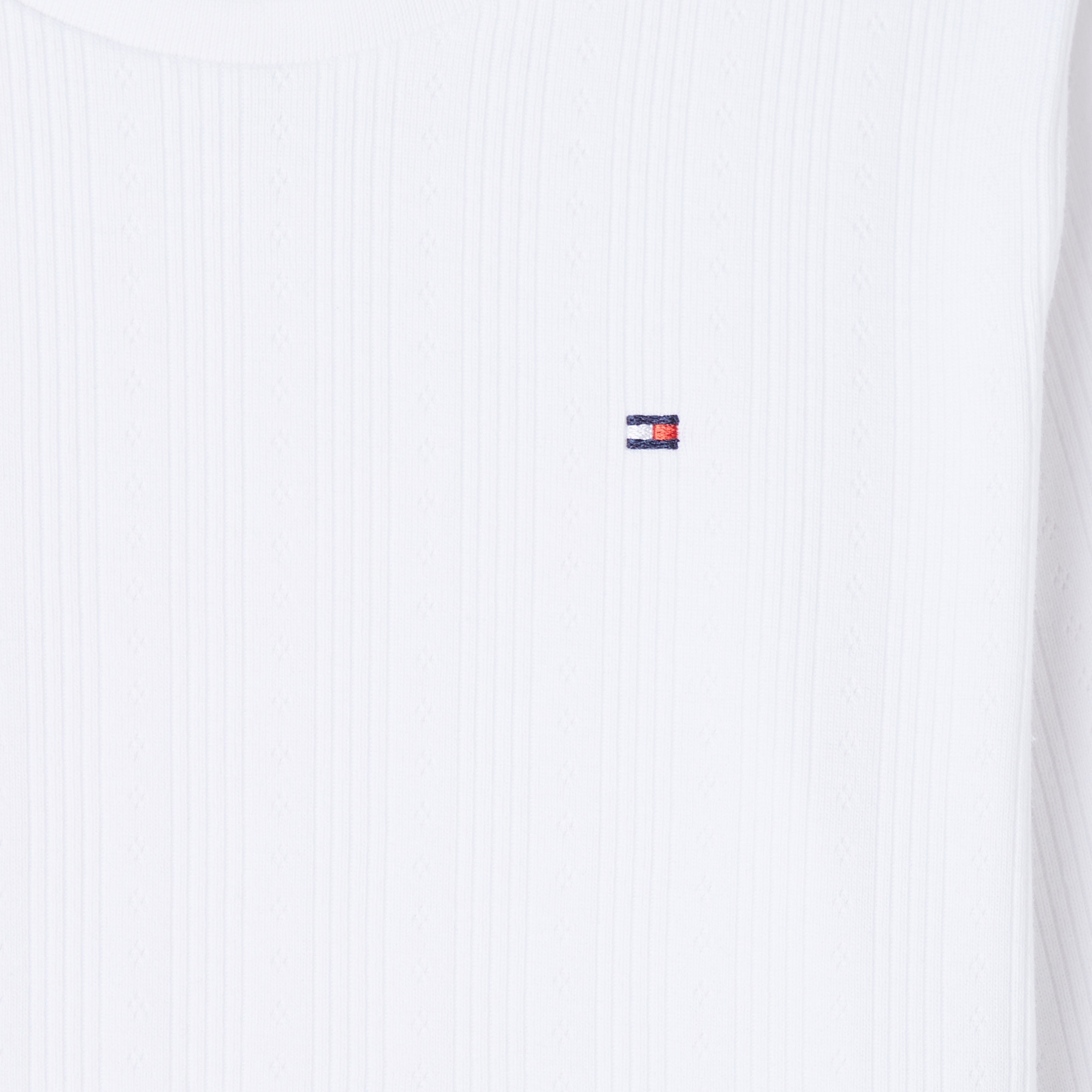 Tommy Hilfiger Pointelle Çocuk Mavi Top