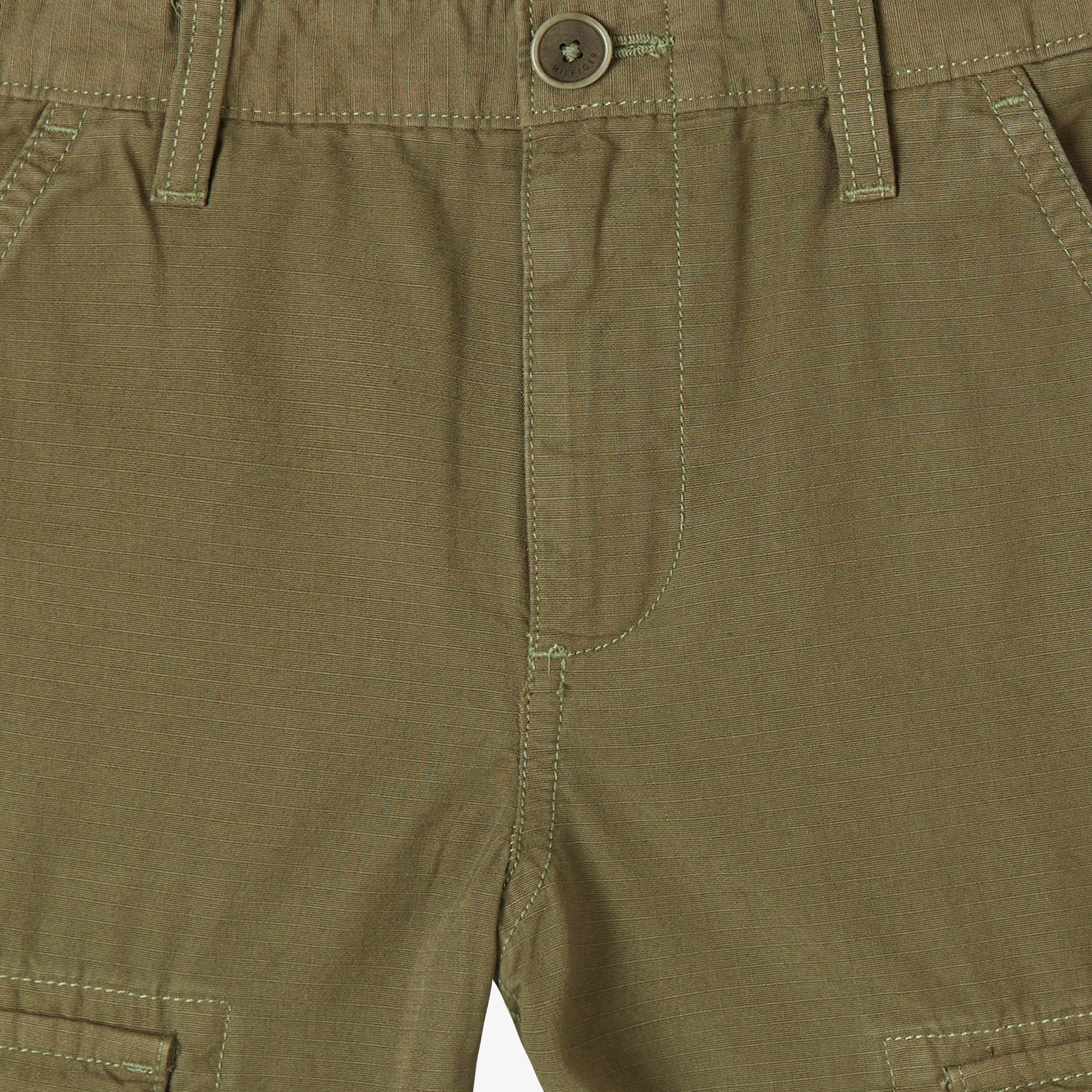 Tommy Hilfiger Casual Worker Çocuk Yeşil Cargo Pantolon