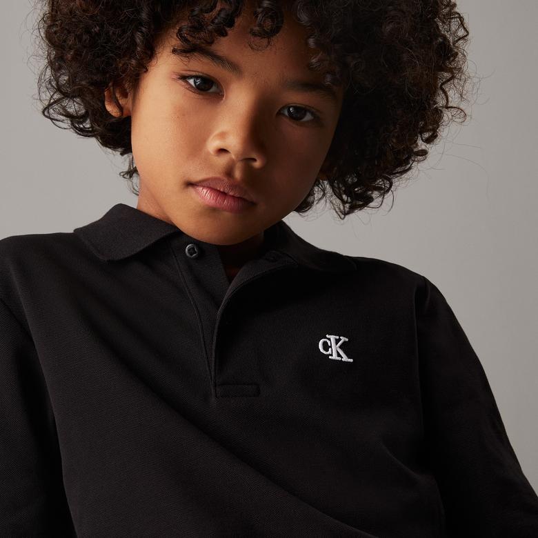 Calvin Klein Essential Çocuk Siyah Polo