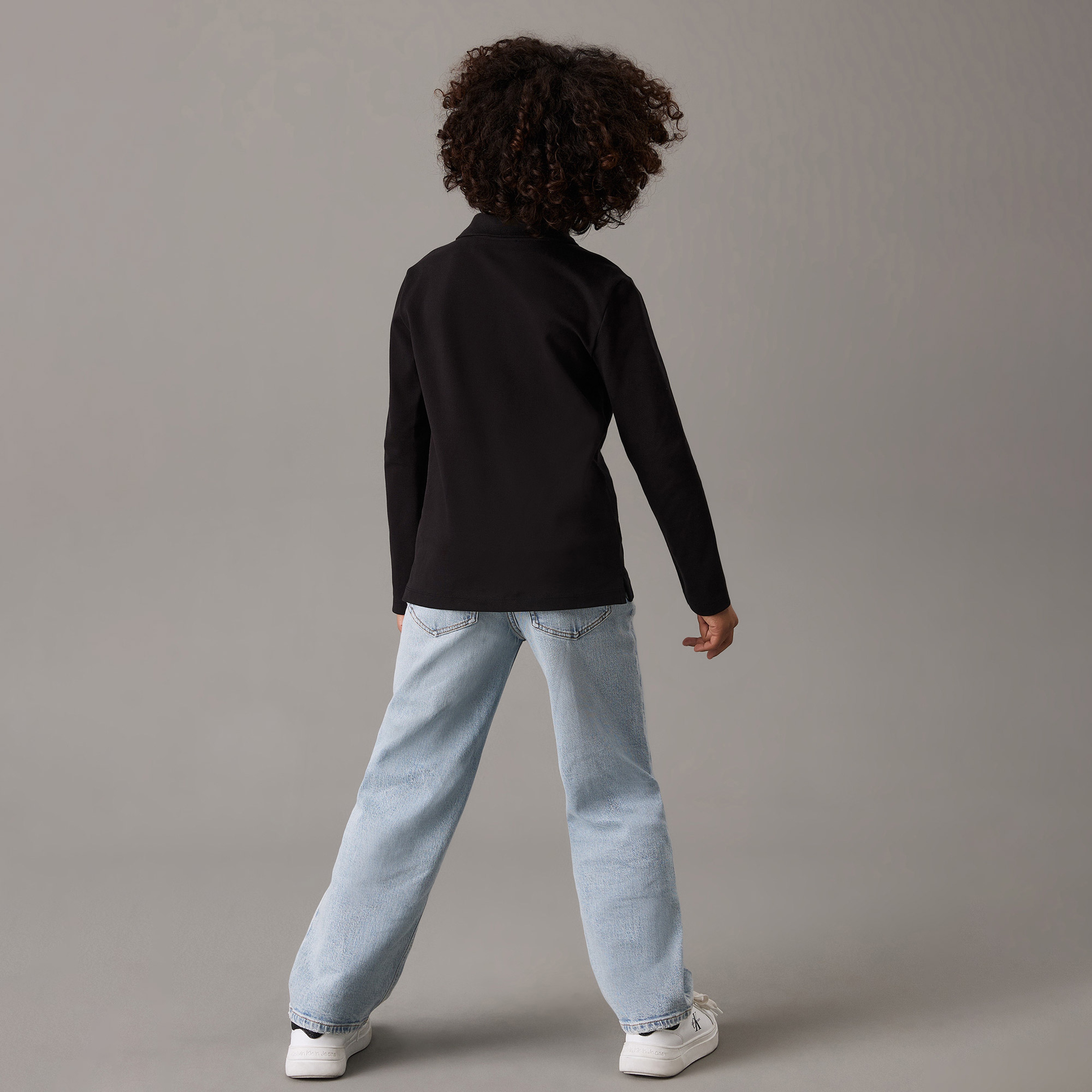 Calvin Klein Essential Çocuk Siyah Polo