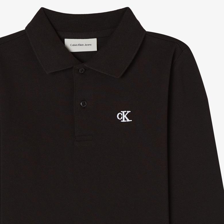 Calvin Klein Essential Çocuk Siyah Polo