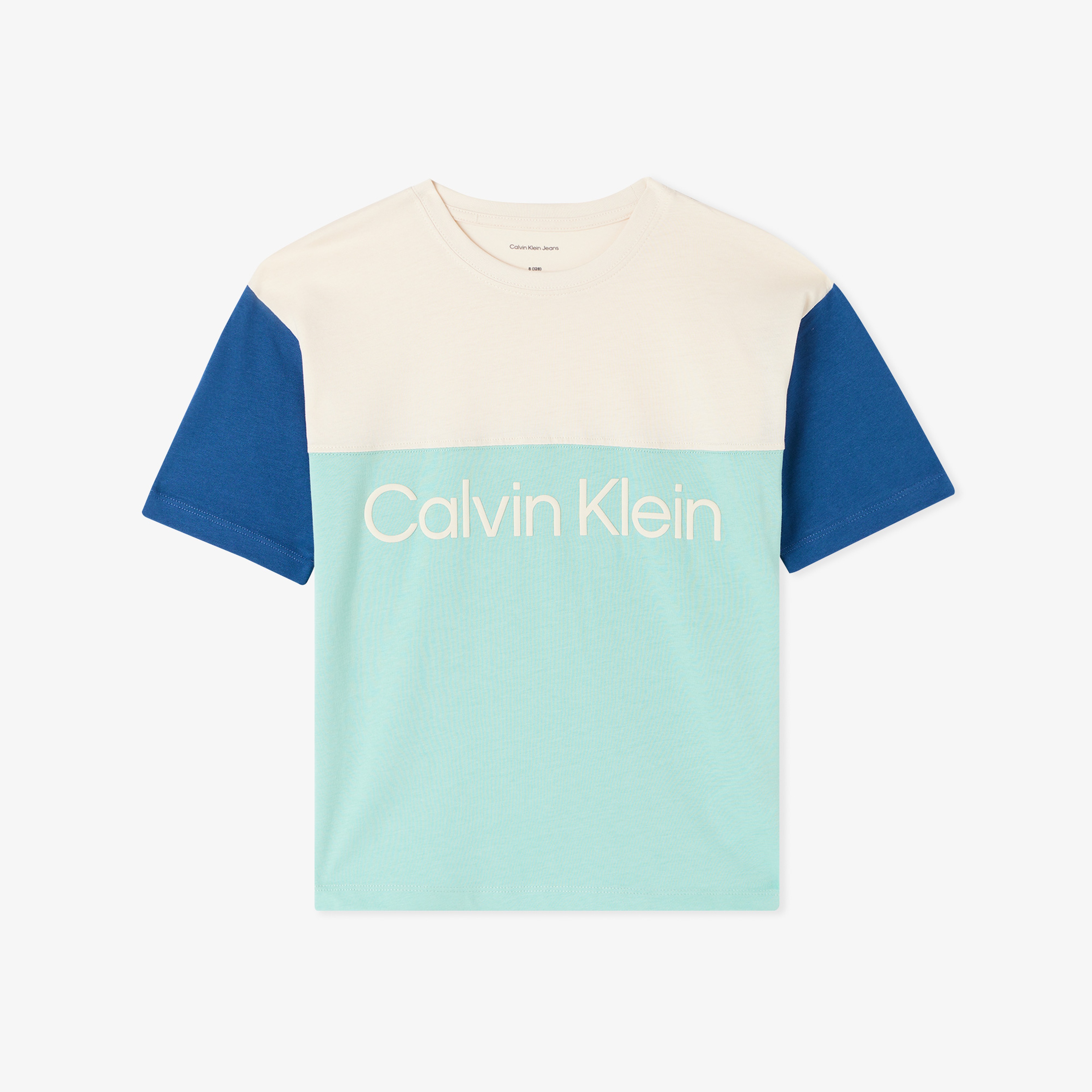 Calvin Klein Blocking Çocuk Yeşil T-Shirt