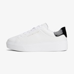 Tommy Hilfiger Platform Cupsole Patent Kadın Beyaz Sneaker