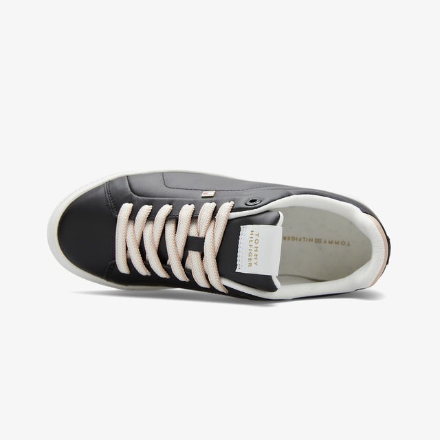 Tommy Hilfiger Tommy Hilfiger Icon Court Kadın Siyah Sneaker | Occasion Siyah - 5. görsel