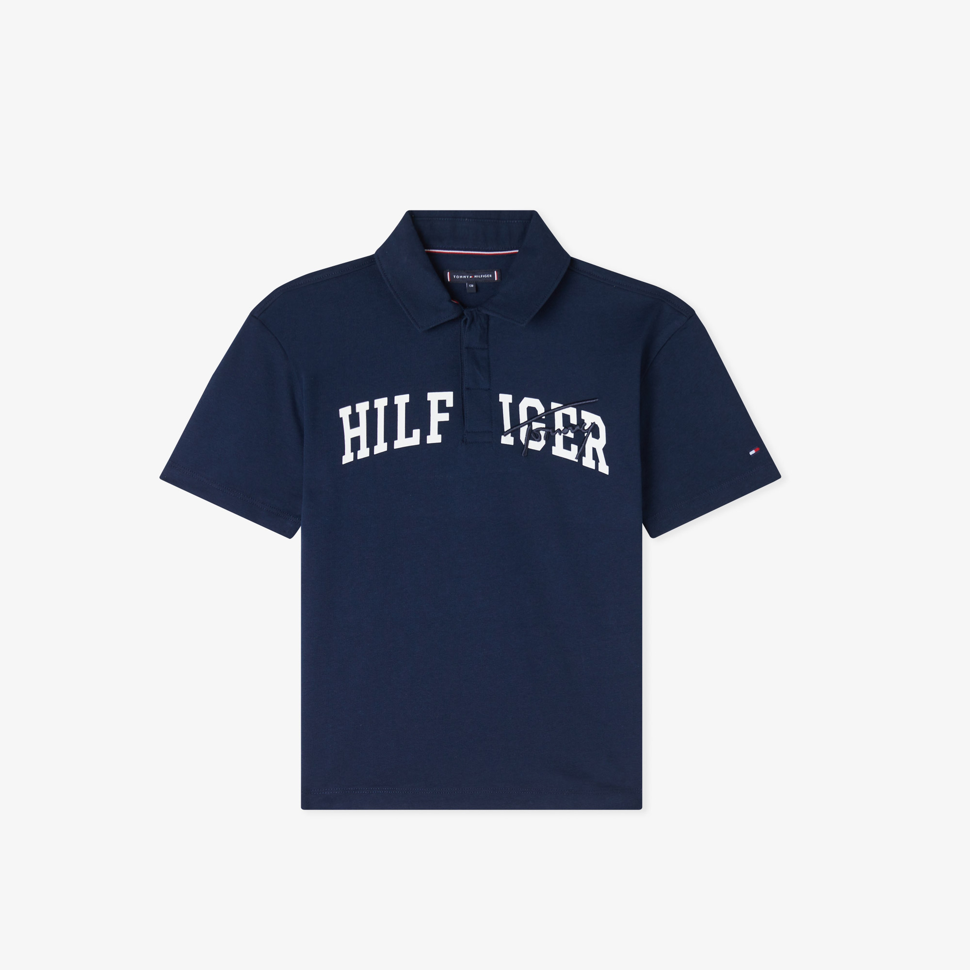 Tommy Hilfiger Archive Mixed Graphic Çocuk Mavi Polo
