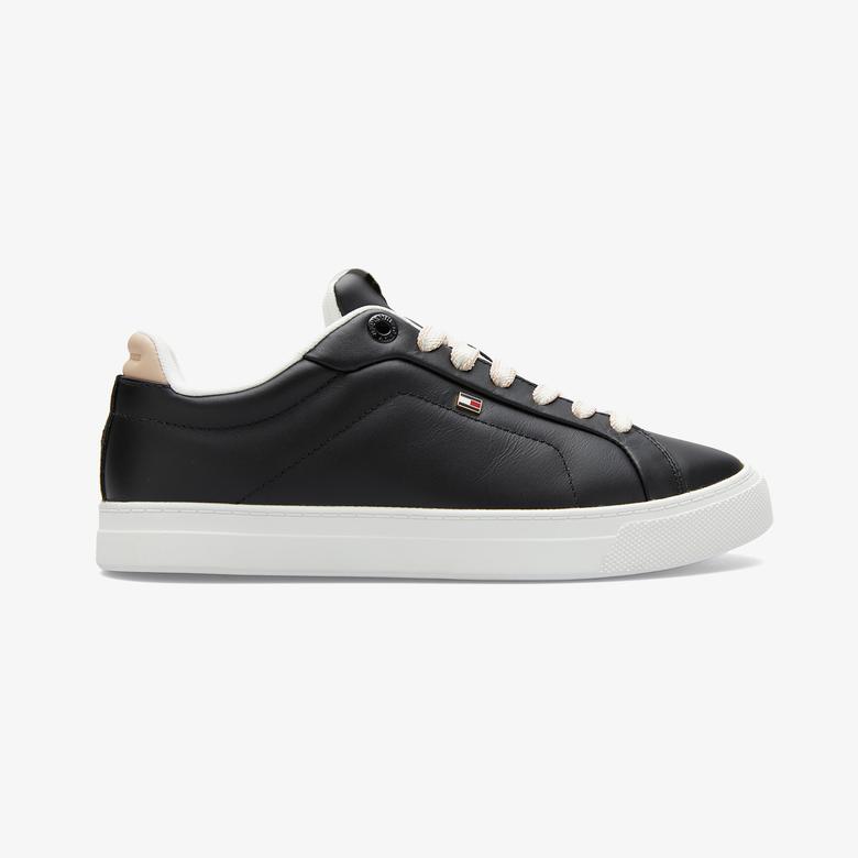Tommy Hilfiger Icon Court Kadın Siyah Sneaker