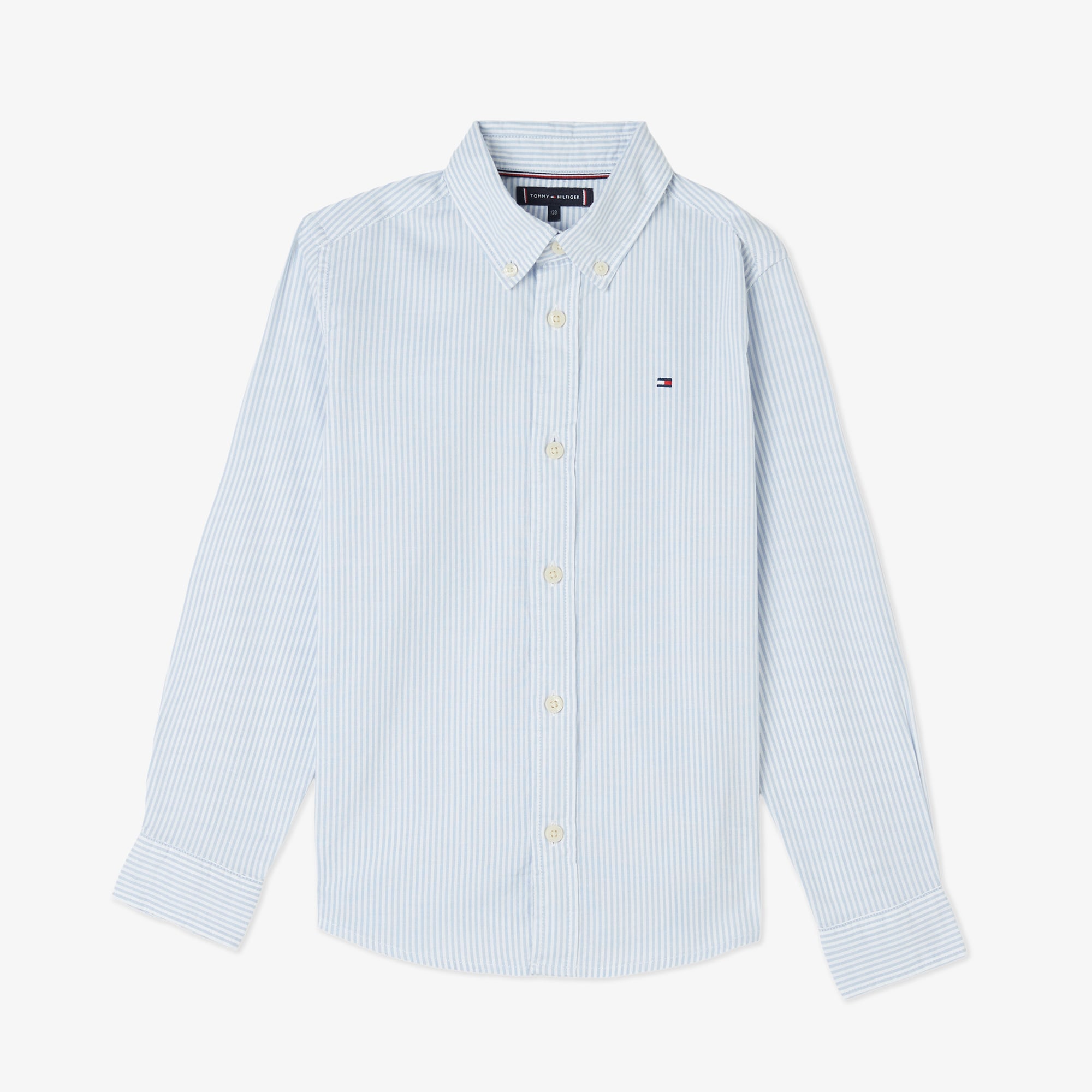 Tommy Hilfiger Flex Ithaca Çocuk Mavi Gömlek