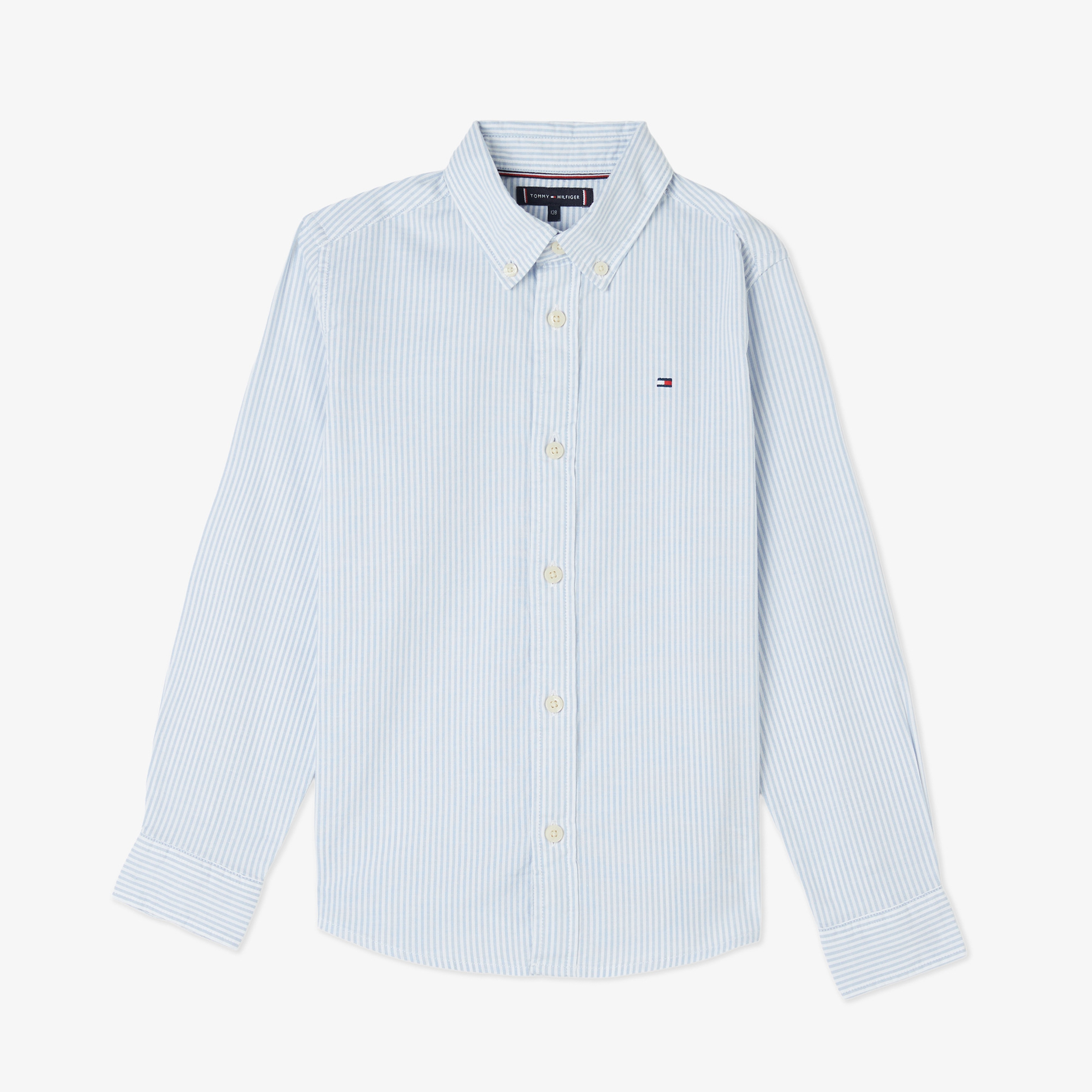 Tommy Hilfiger Flex Ithaca Çocuk Mavi Gömlek