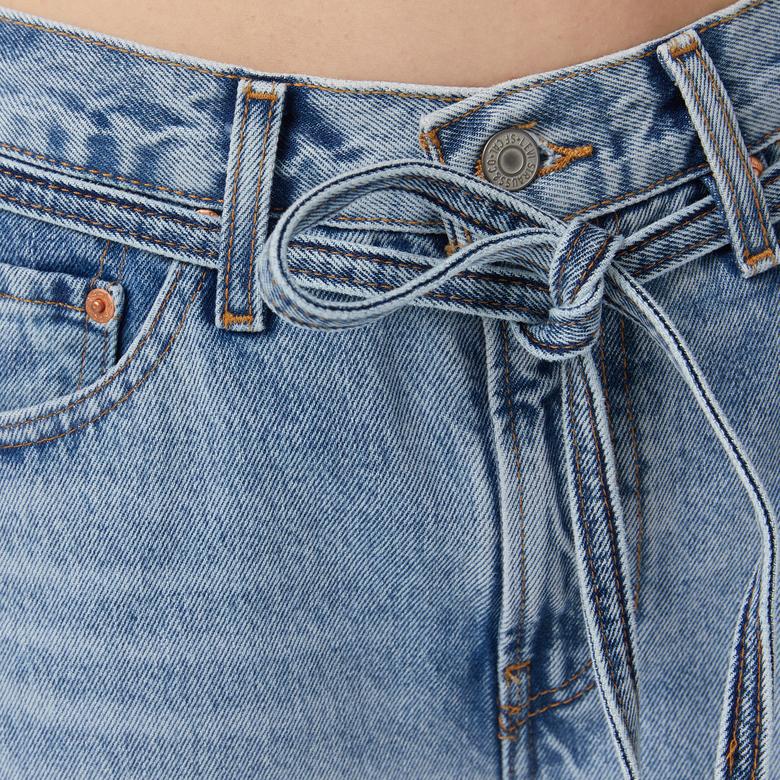 Levi's Straight Thanks Friend Kadın Mavi Jean
