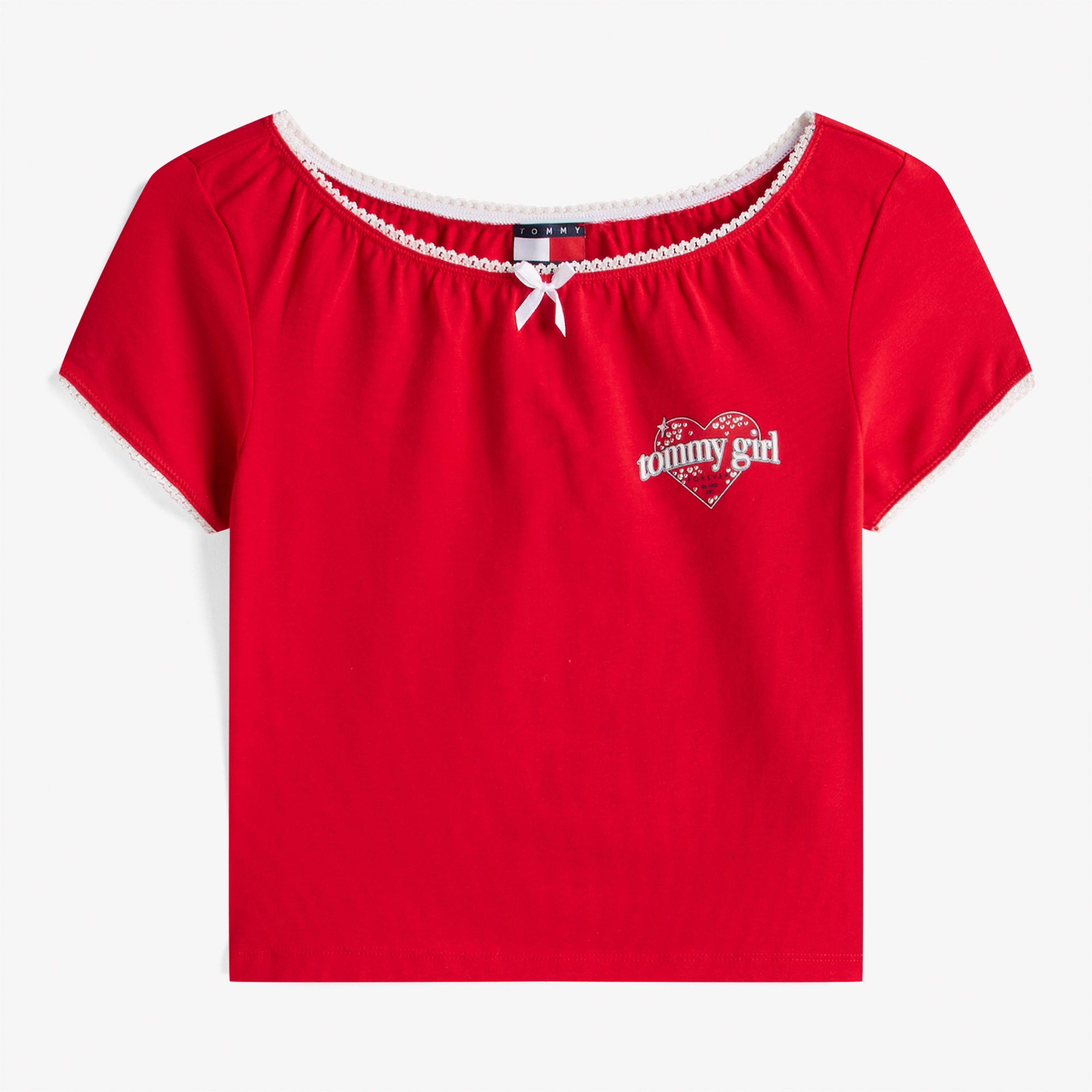 Tommy Hilfiger Baby Kadın Kırmızı T-Shirt