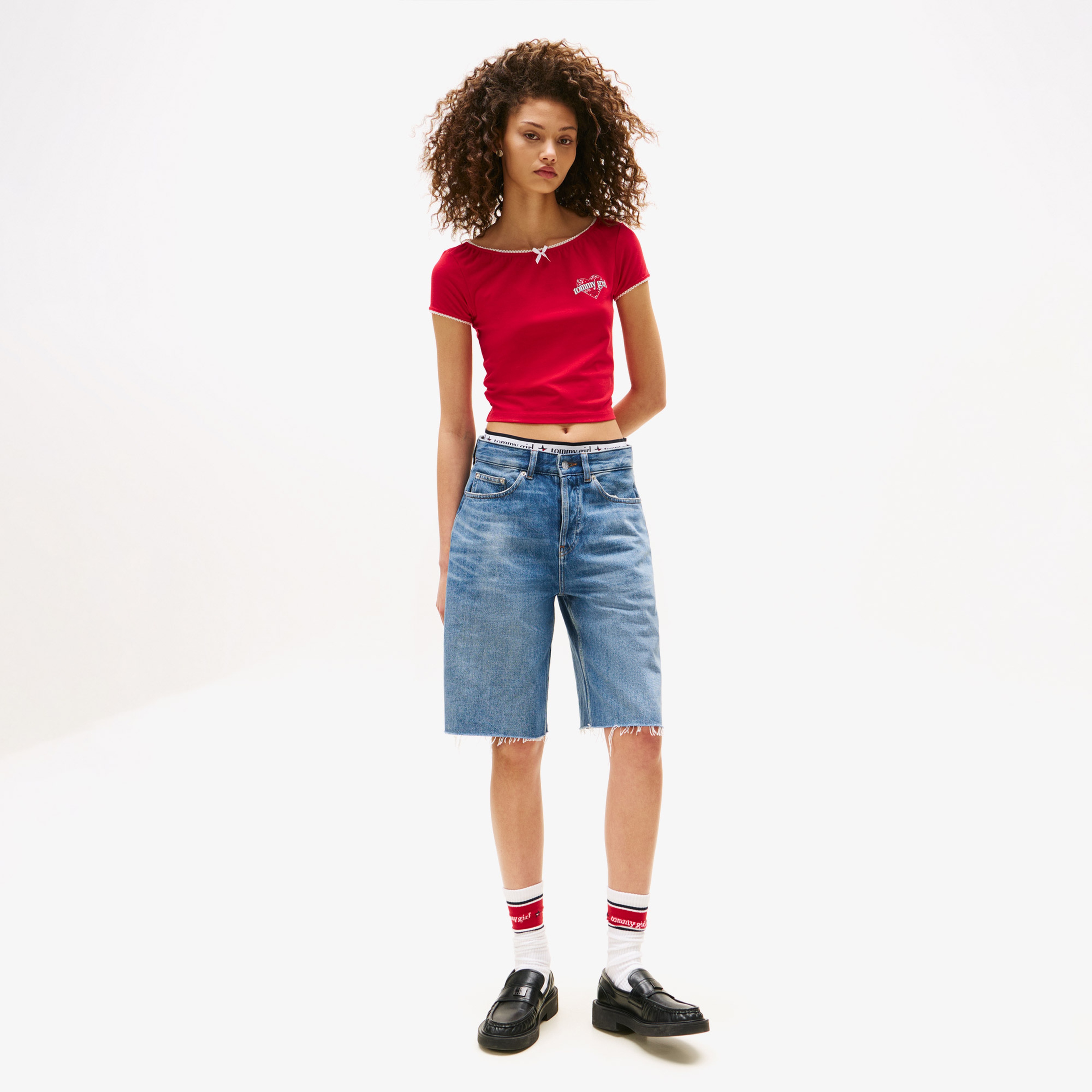 Tommy Hilfiger Baby Kadın Kırmızı T-Shirt