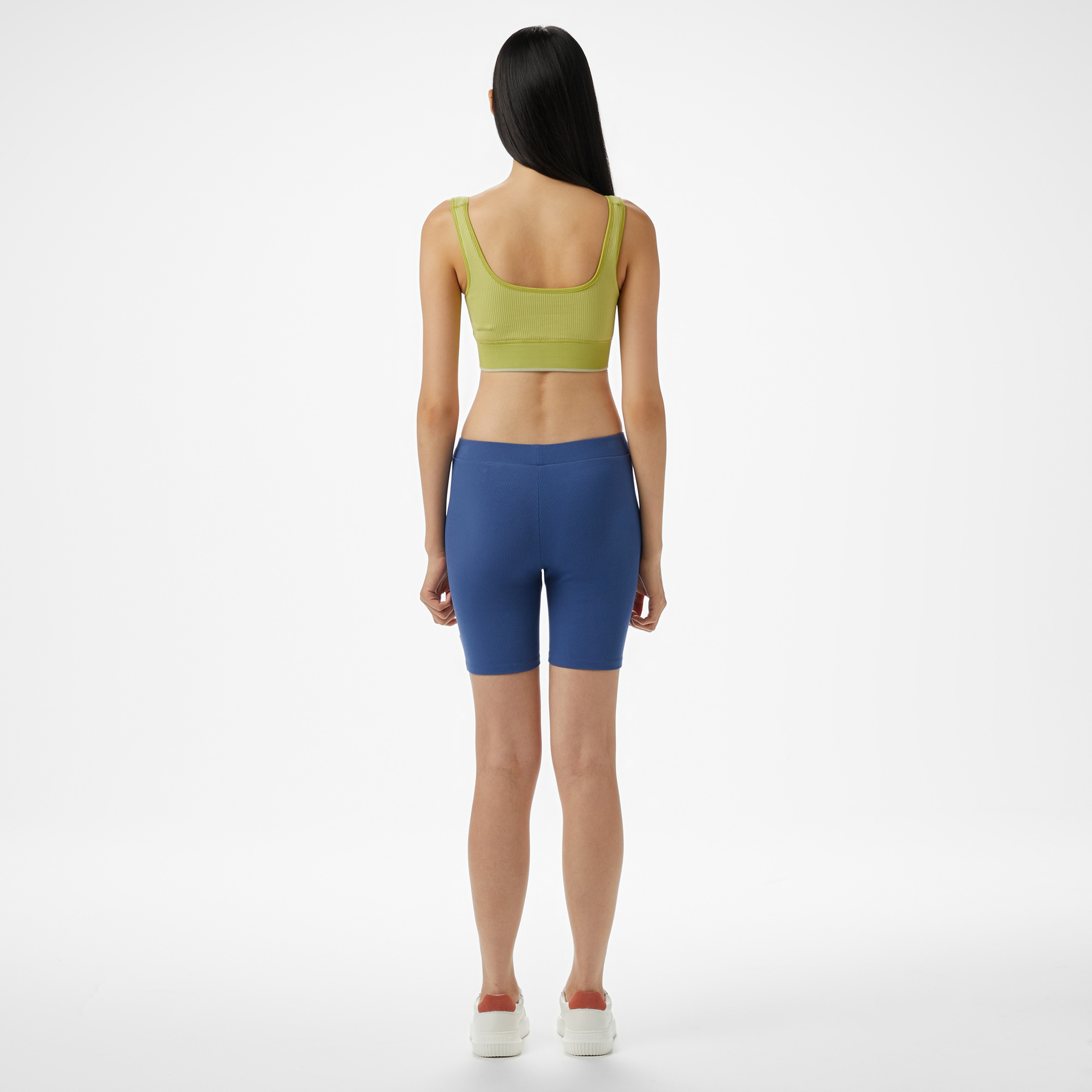 Guess Kadın Mavi Kısa Tayt