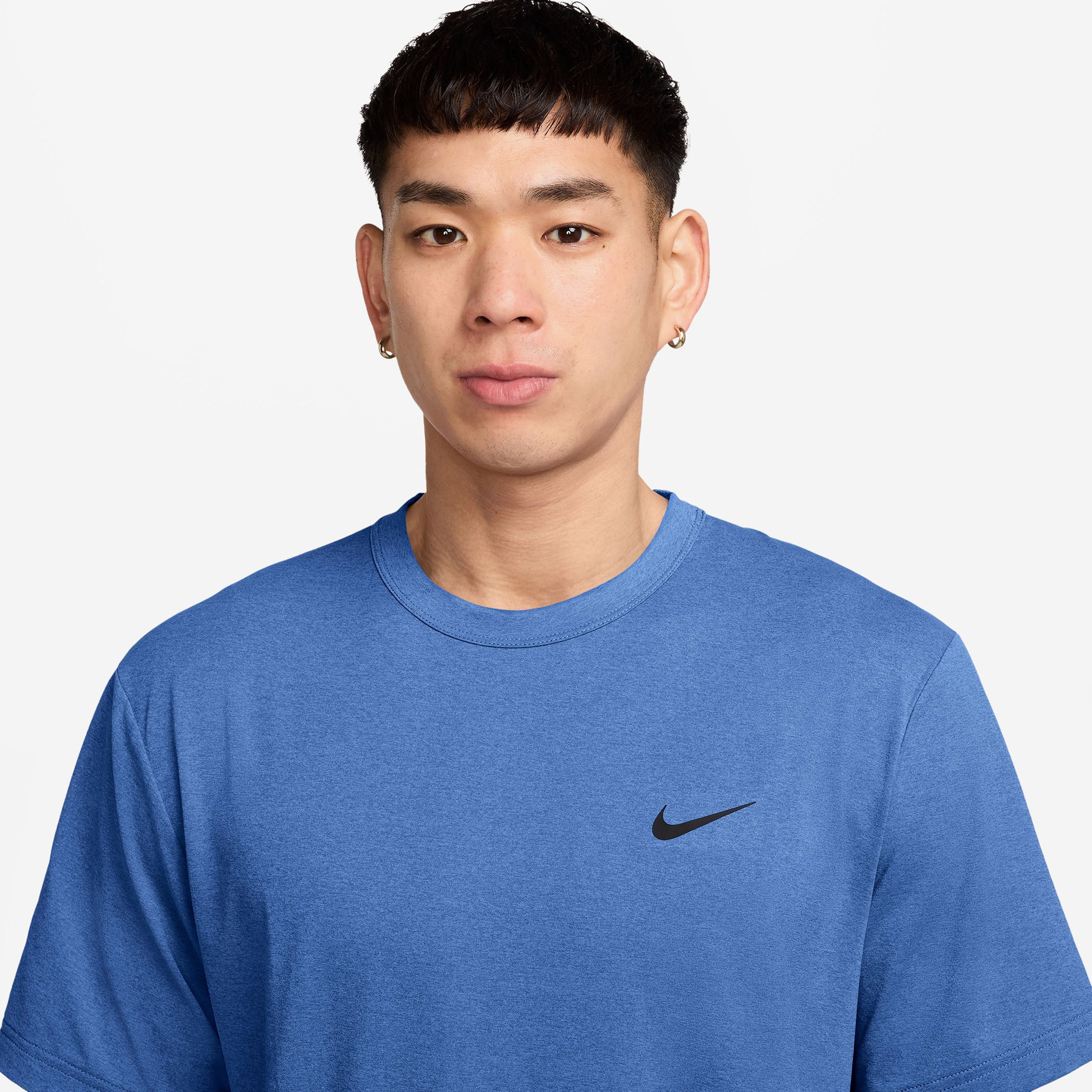 Nike Dri-Fit Hyverse Erkek Mavi T-Shirt