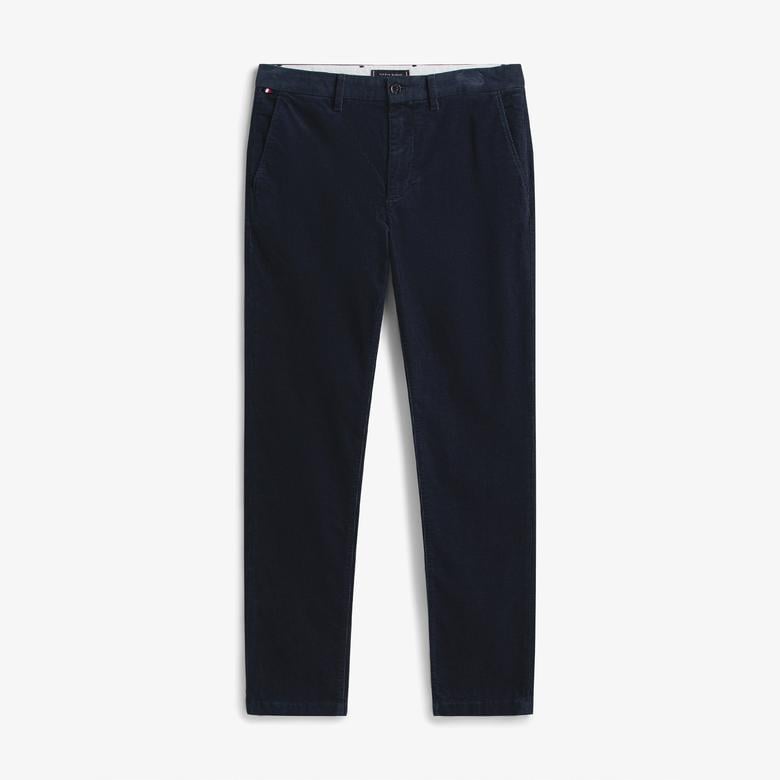 Tommy Hilfiger Denton Corduroy Erkek Mavi Chino Pantolon