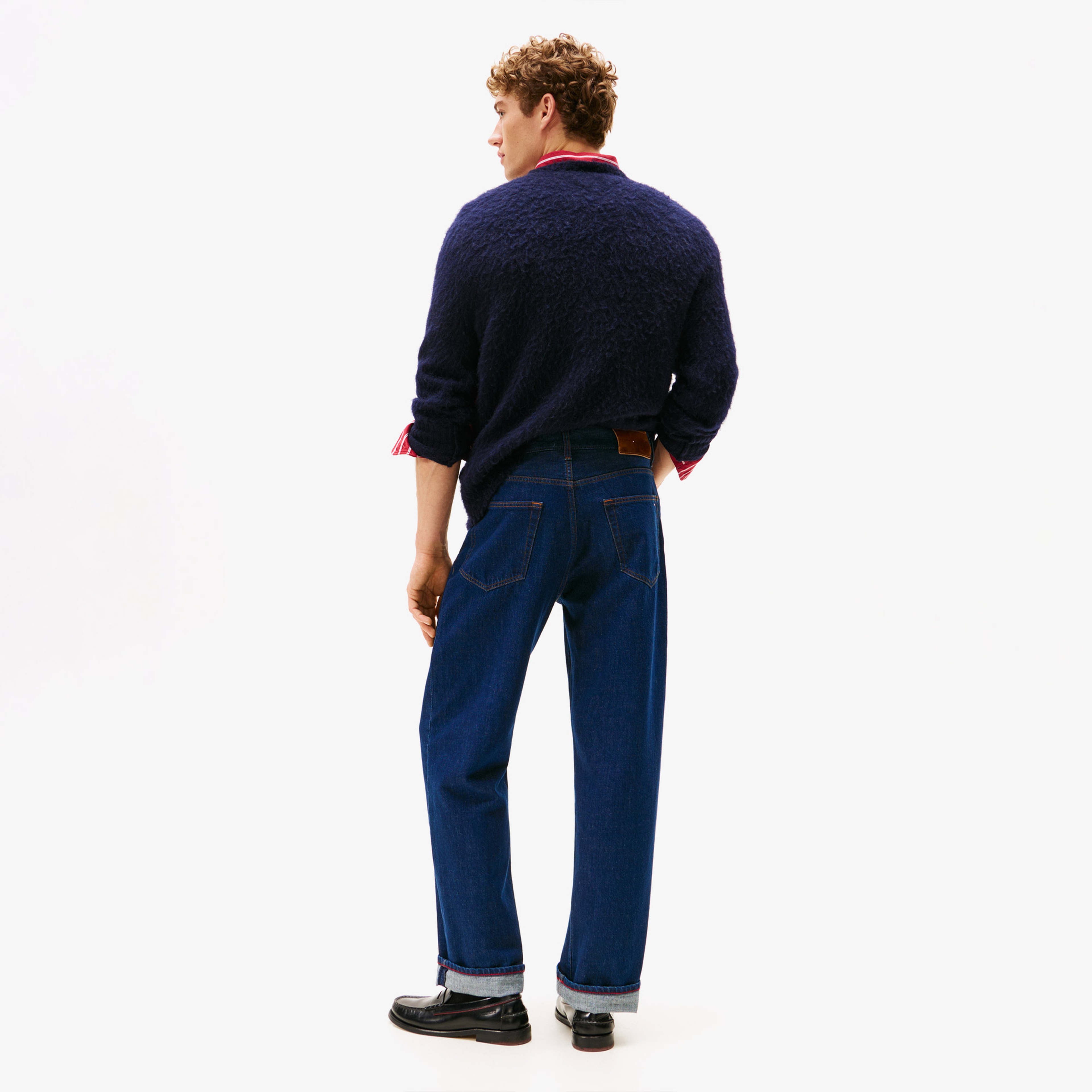 Tommy Hilfiger Relaxed River Lincoln Erkek Mavi Loose Jean