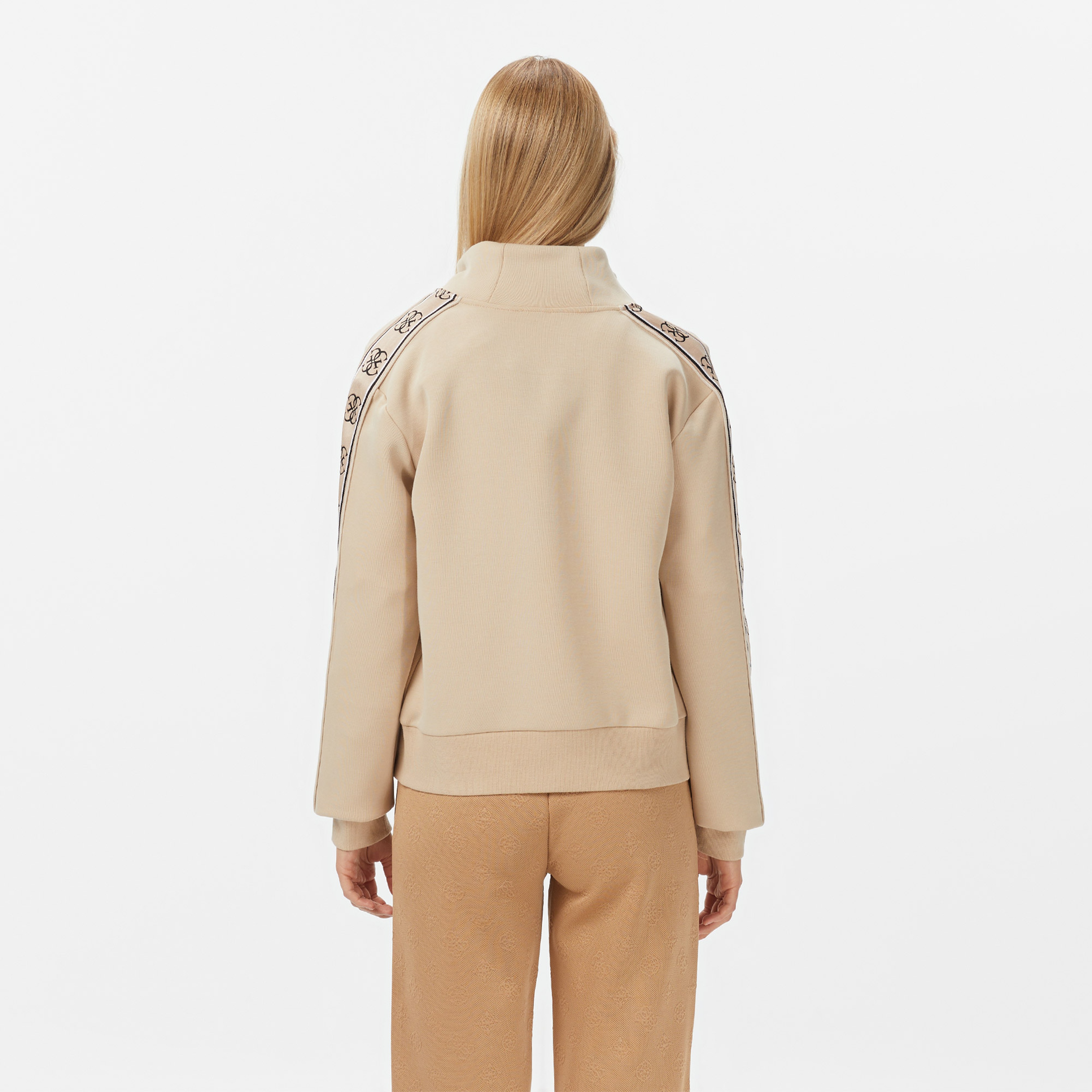 Guess Britney Kadın Bej Sweatshirt