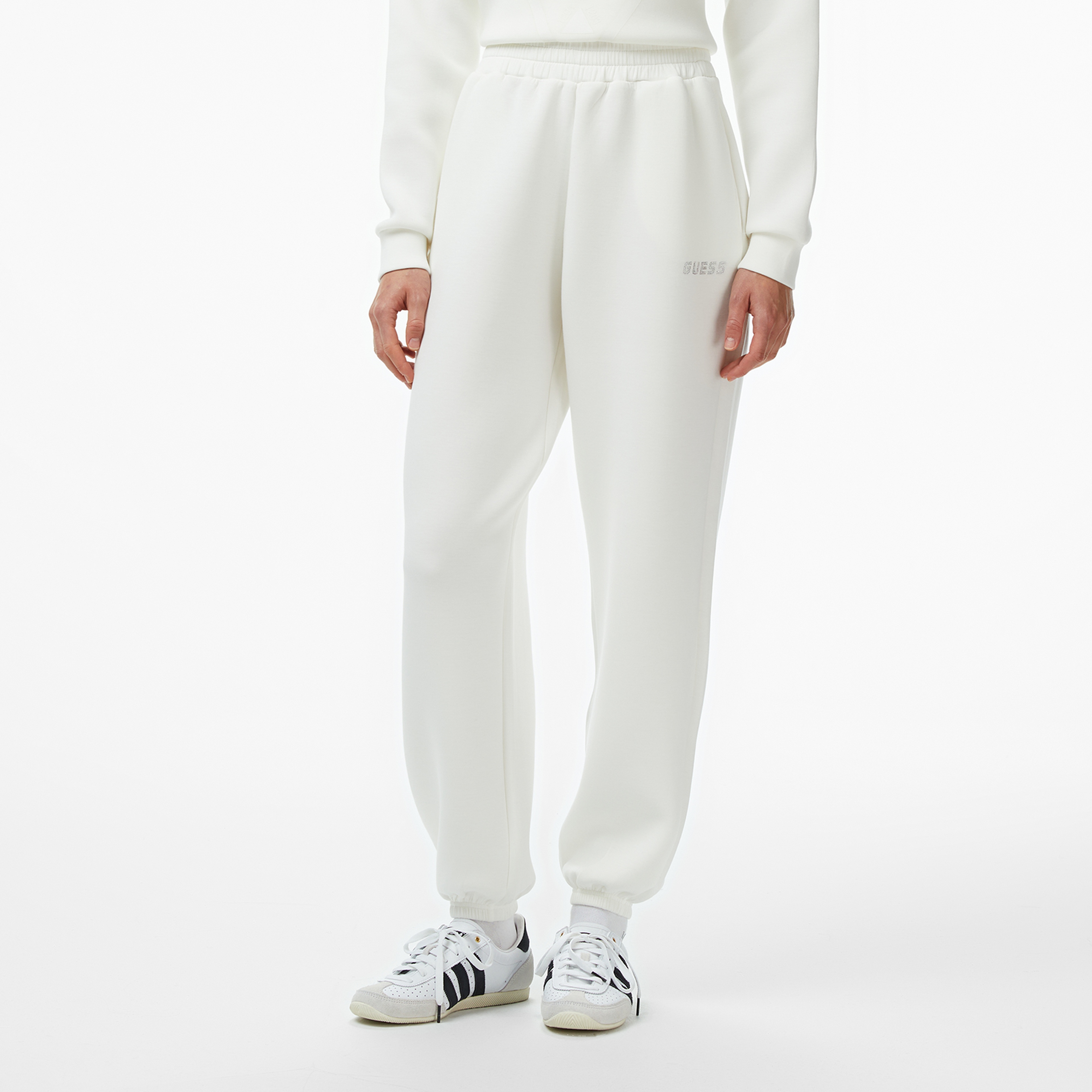 Guess Cecilia Scuba Kadın Krem Eşofman Altı