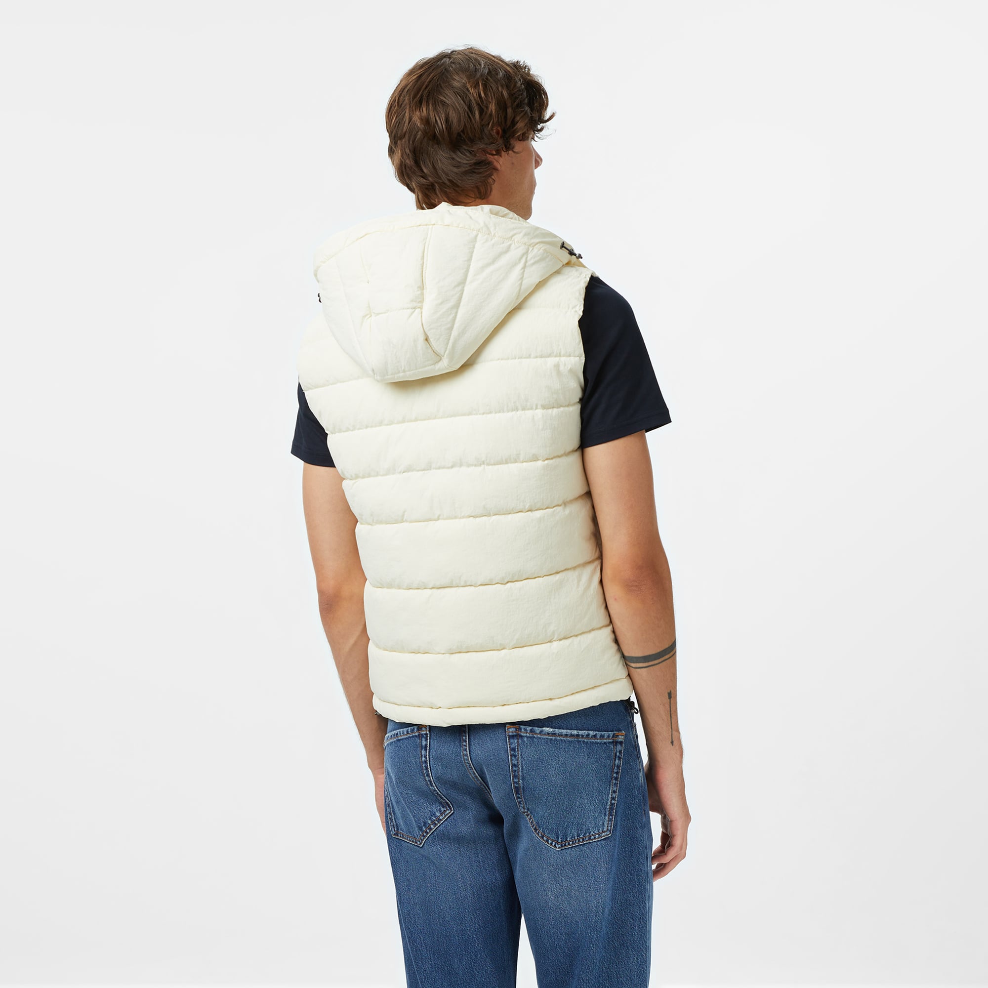 Guess Orion Erkek Beyaz Yelek