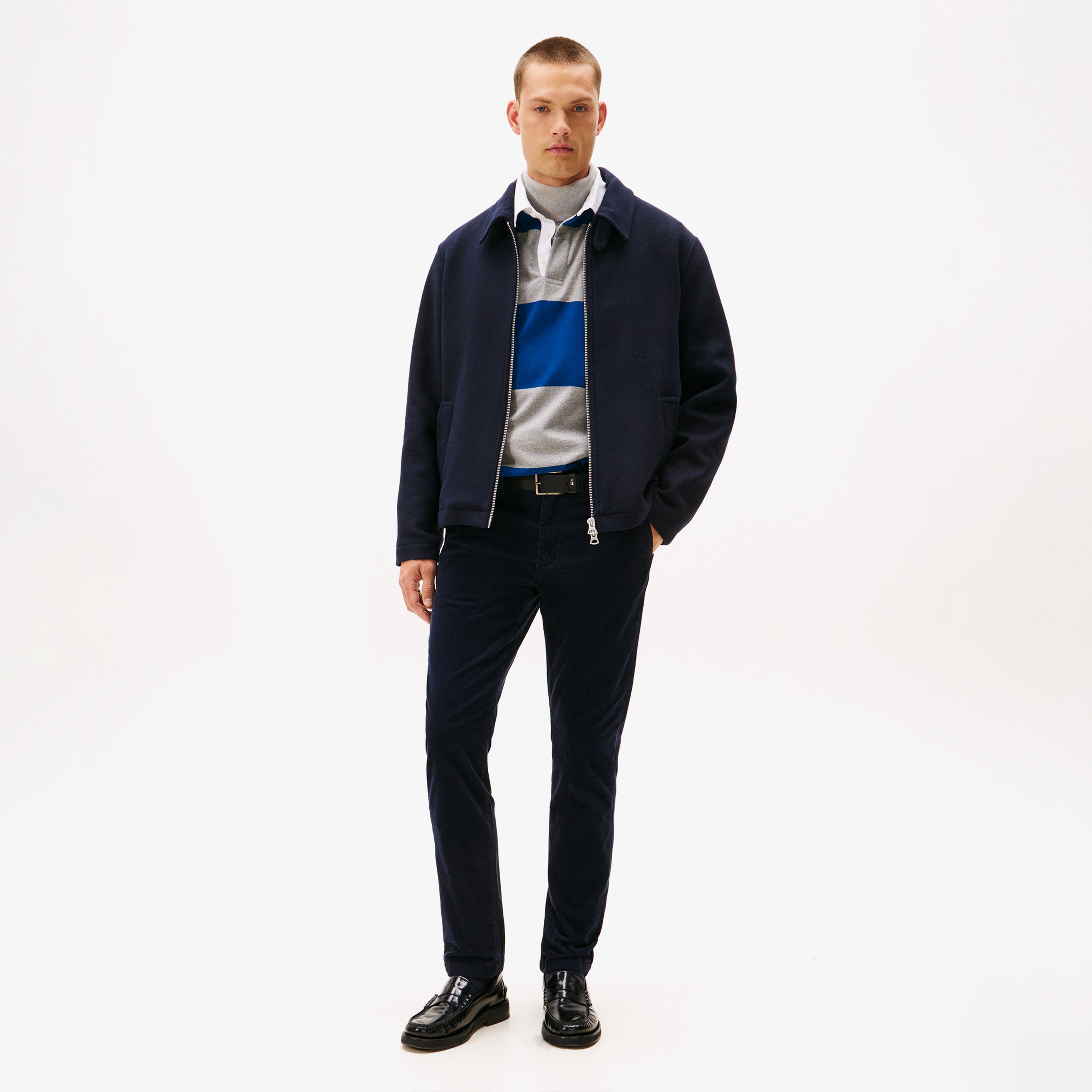 Tommy Hilfiger Denton Corduroy Erkek Mavi Chino Pantolon