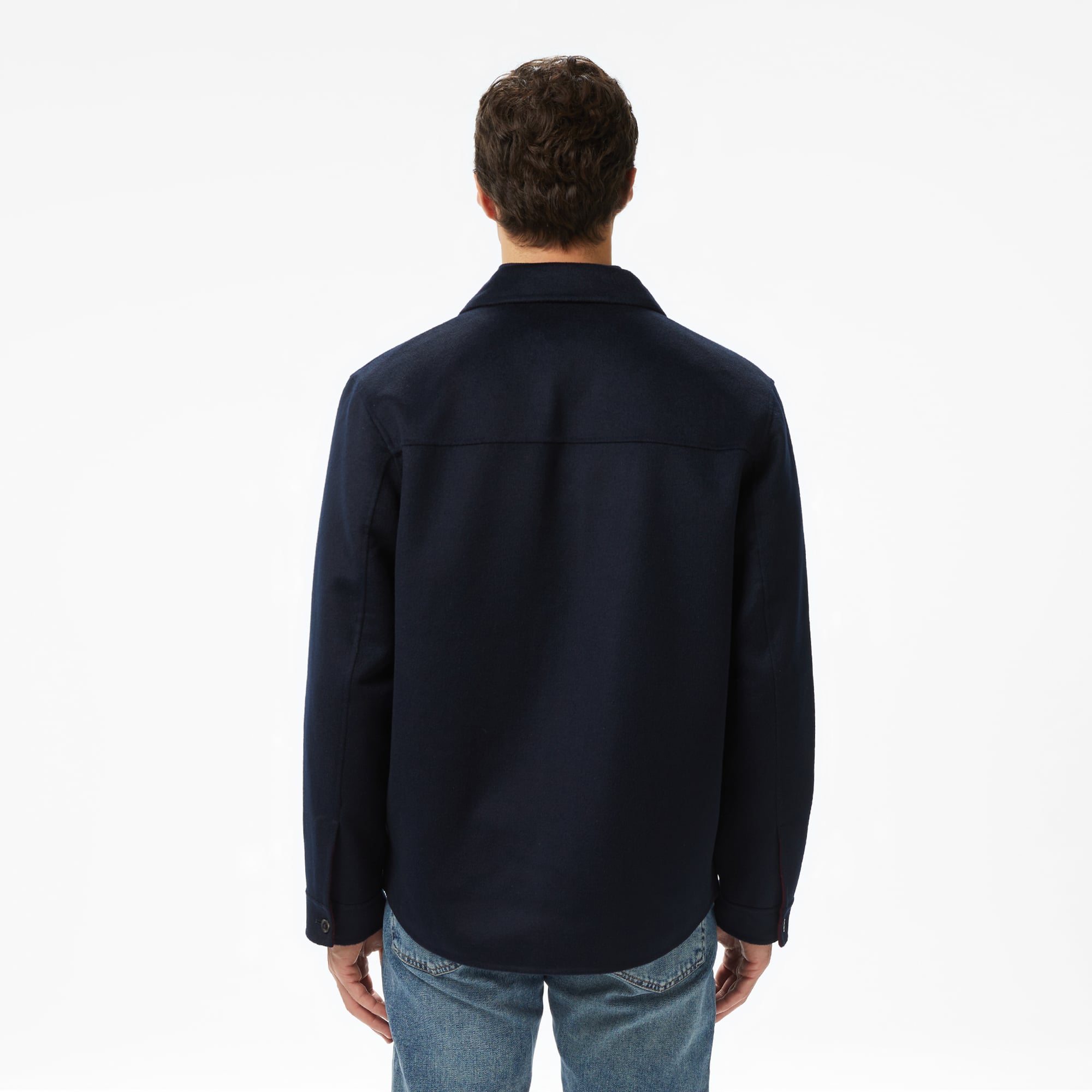 Tommy Hilfiger Splittable Wool Casual Erkek Mavi Ceket