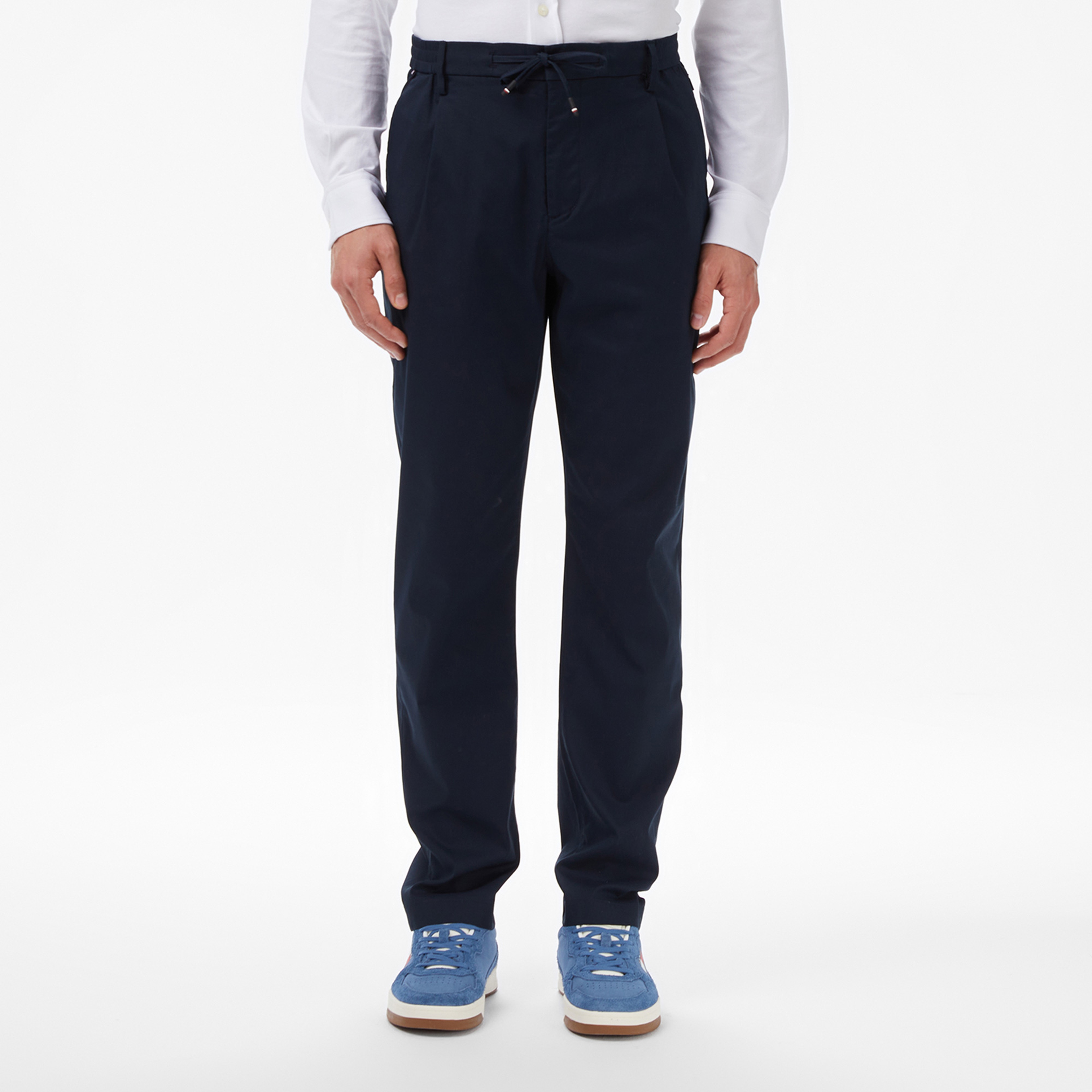 Tommy Hilfiger Harlem Tech Twill Erkek Mavi Pantolon