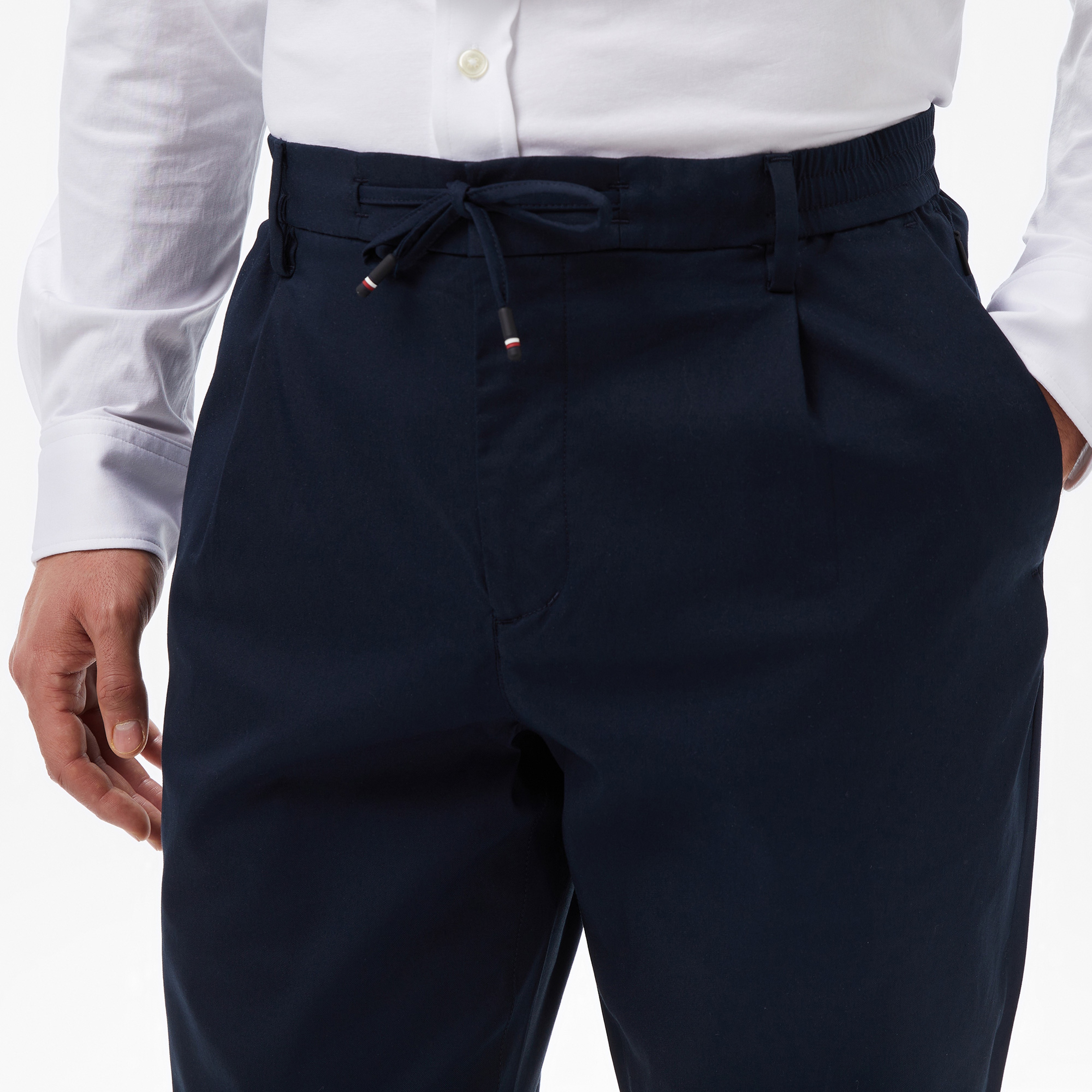 Tommy Hilfiger Harlem Tech Twill Erkek Mavi Pantolon